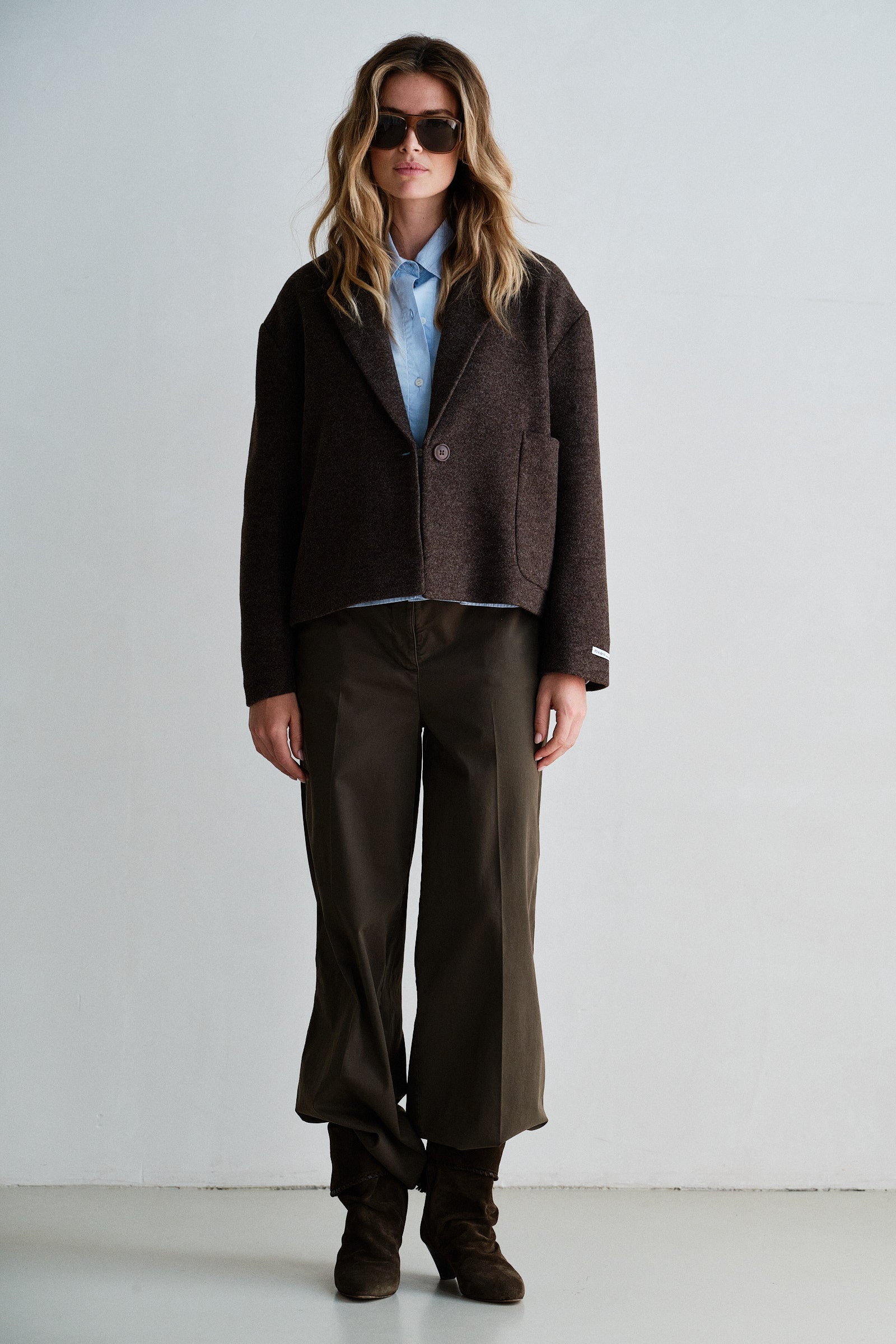 COAT (W26C381) TABAC