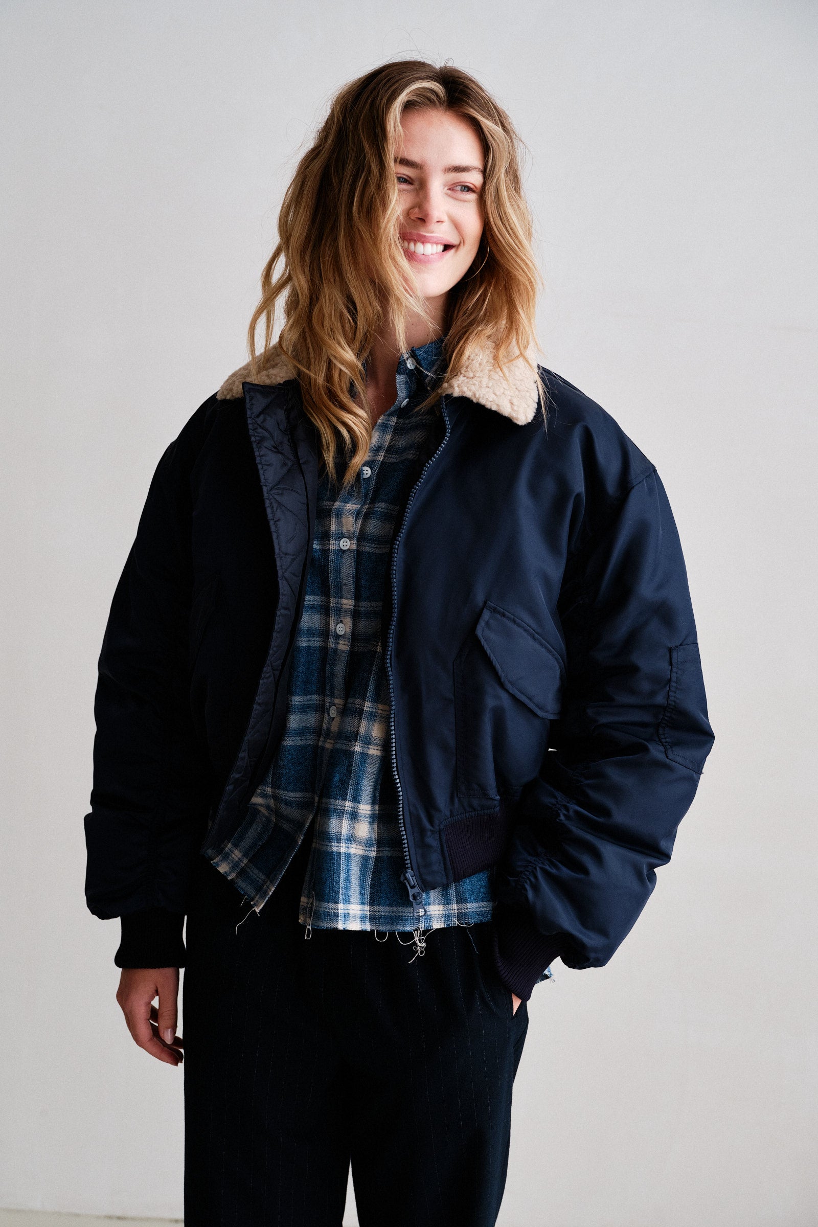 COAT (W26C385) NAVY