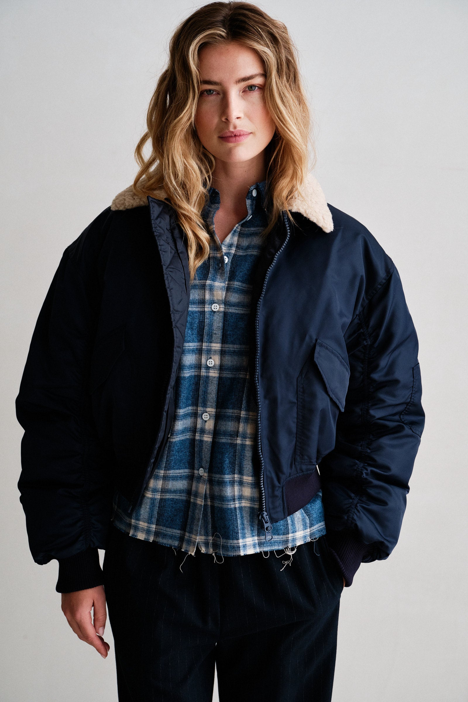 COAT (W26C385) NAVY