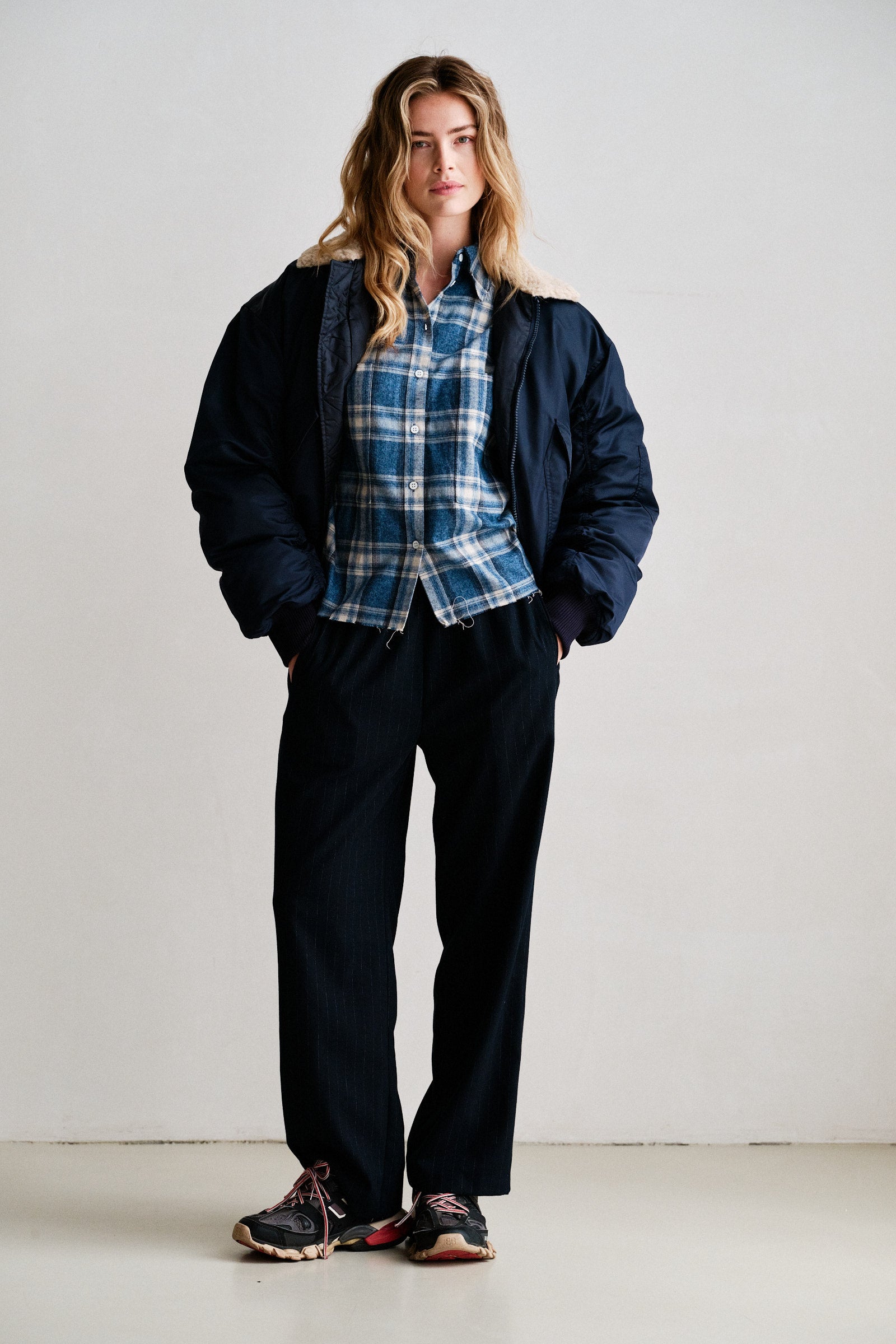 COAT (W26C385) NAVY