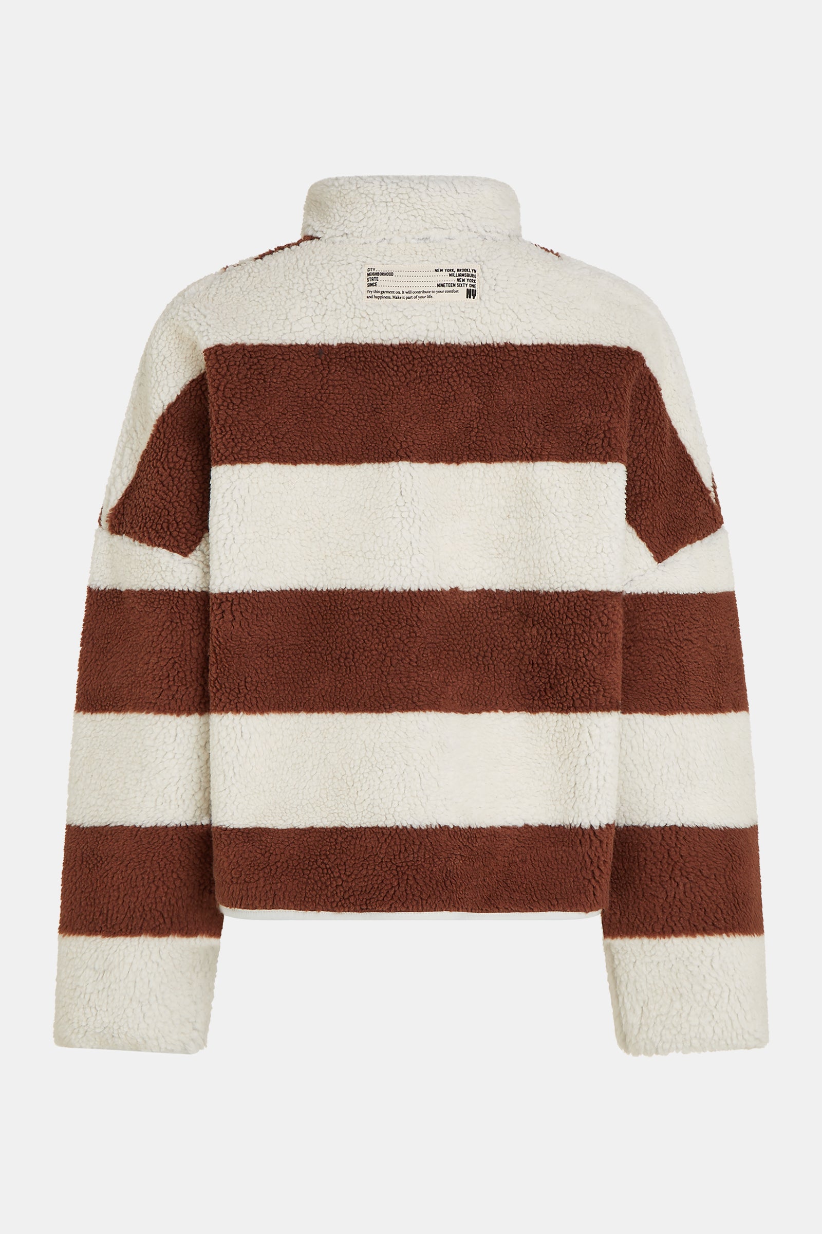 JACKET (W26C388) ECRU - BROWN