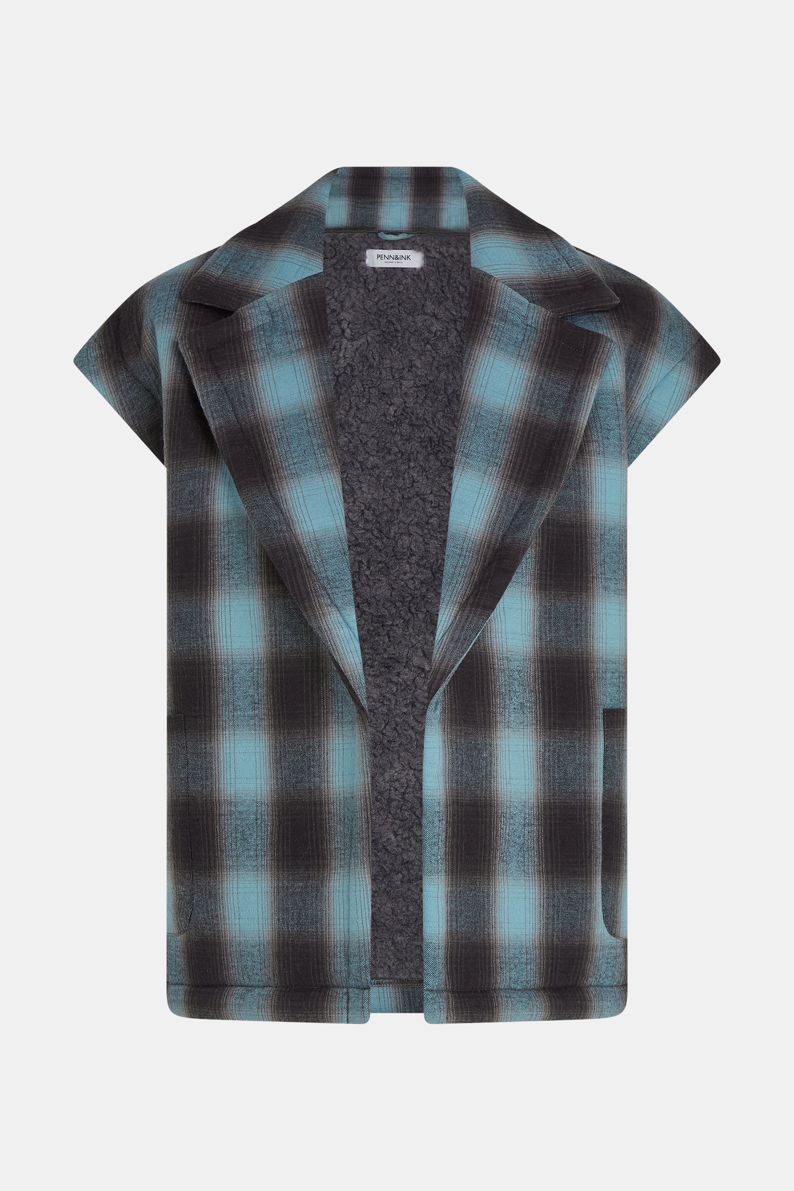 WAISTCOAT (W26C390) BLUE CHECK