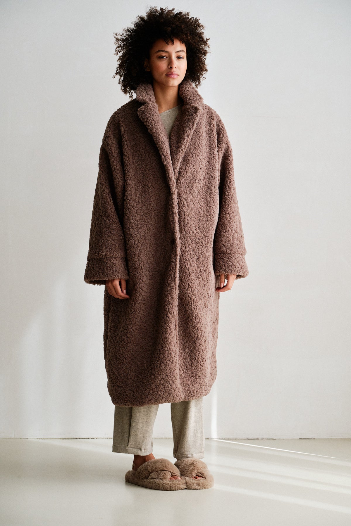 COAT (W26C392) TABAC