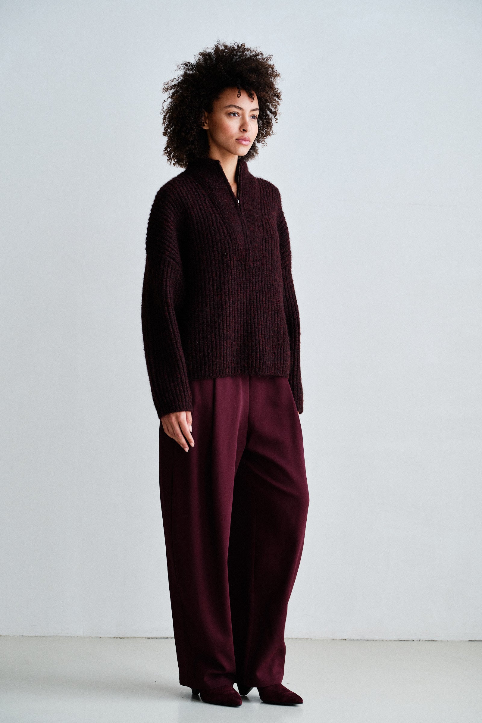 JUMPER (W26C395) AUBERGINE