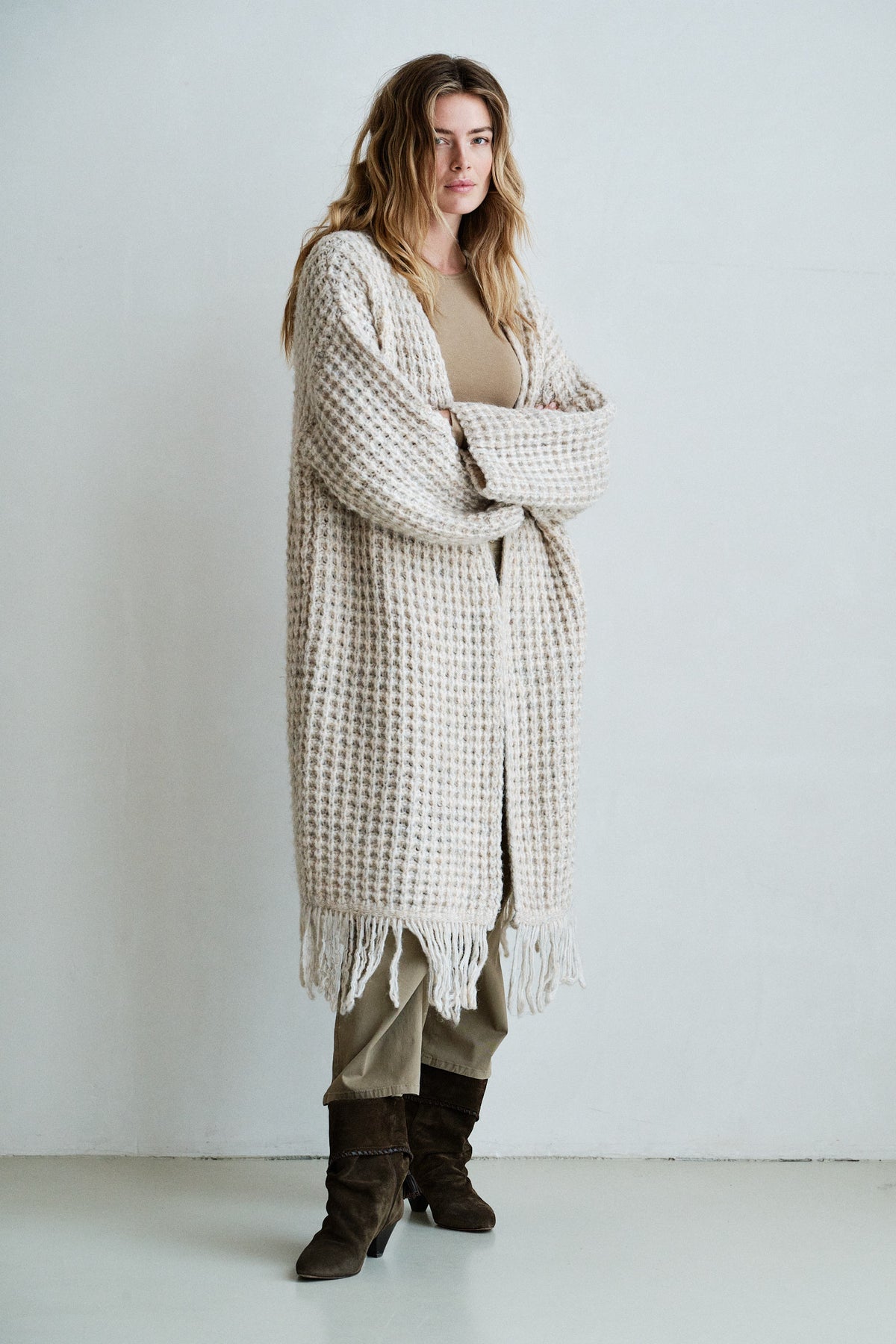 CARDIGAN (W26C397) NATUREL MELANGE