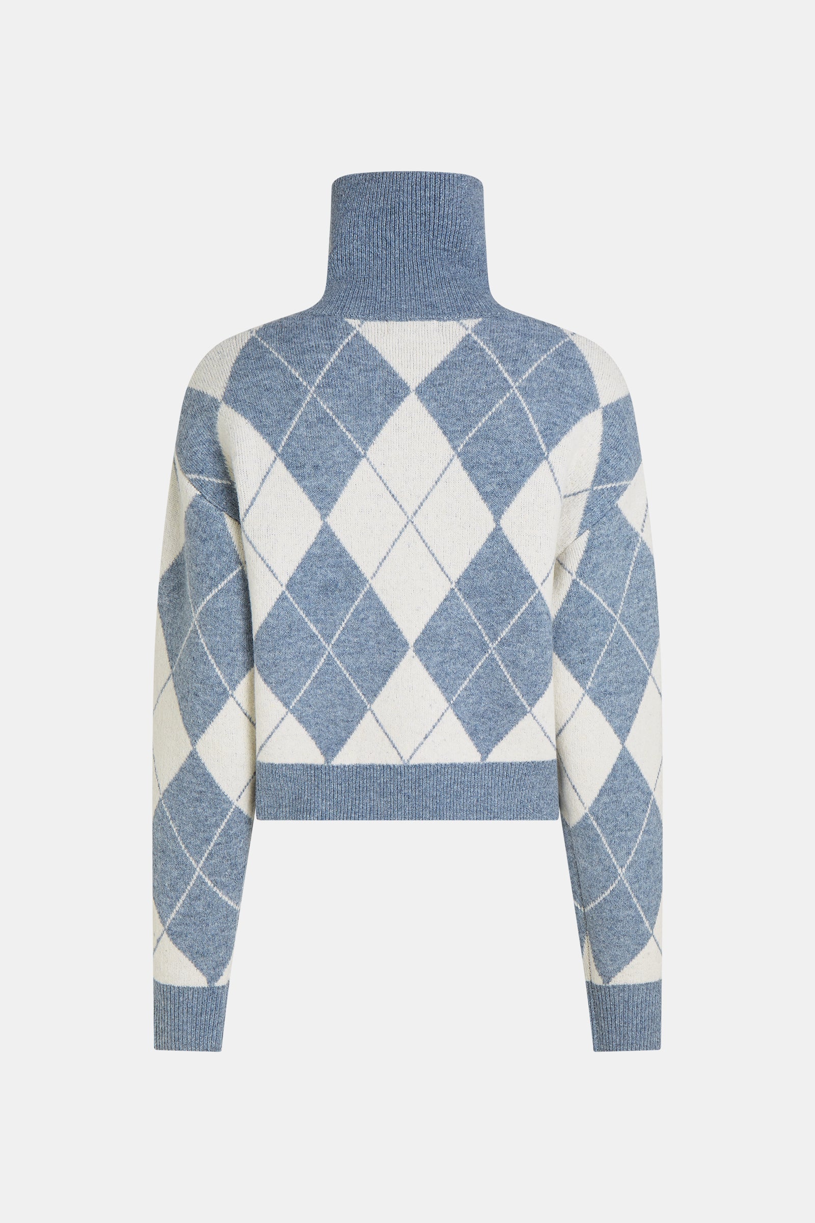 CARDIGAN (W26C398) BLUE - ECRU