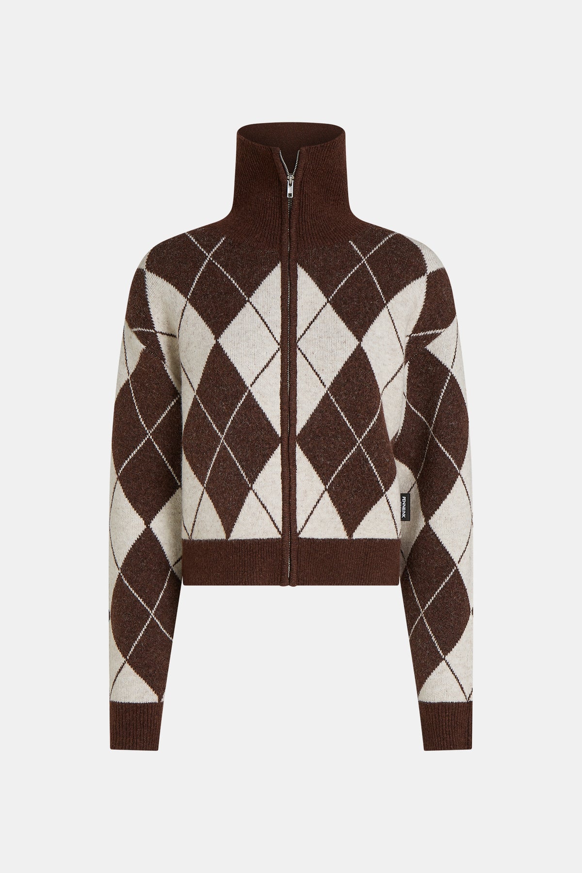 CARDIGAN (W26C398) BROWN - ECRU