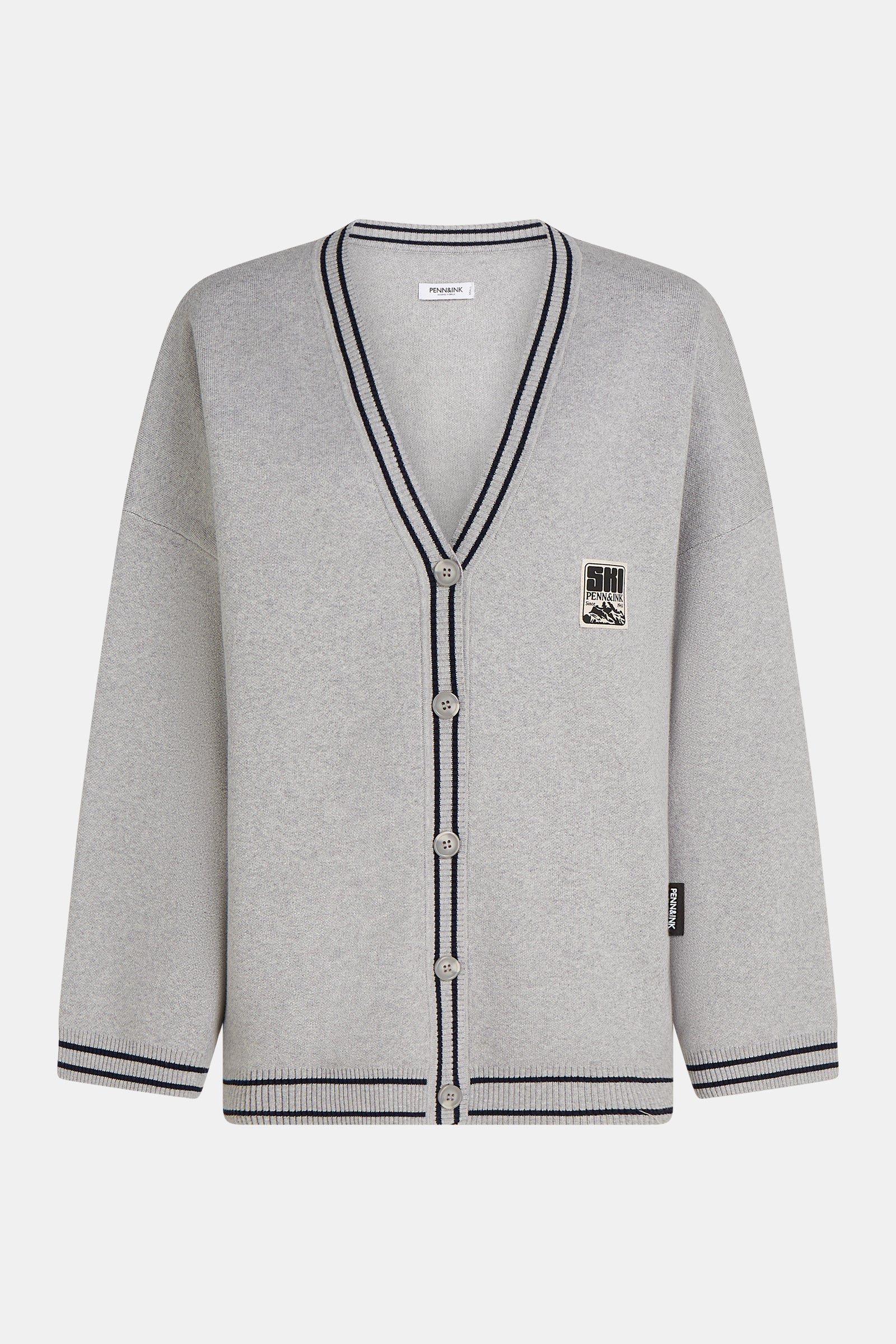 CARDIGAN (W26C405) GREY MELANGE