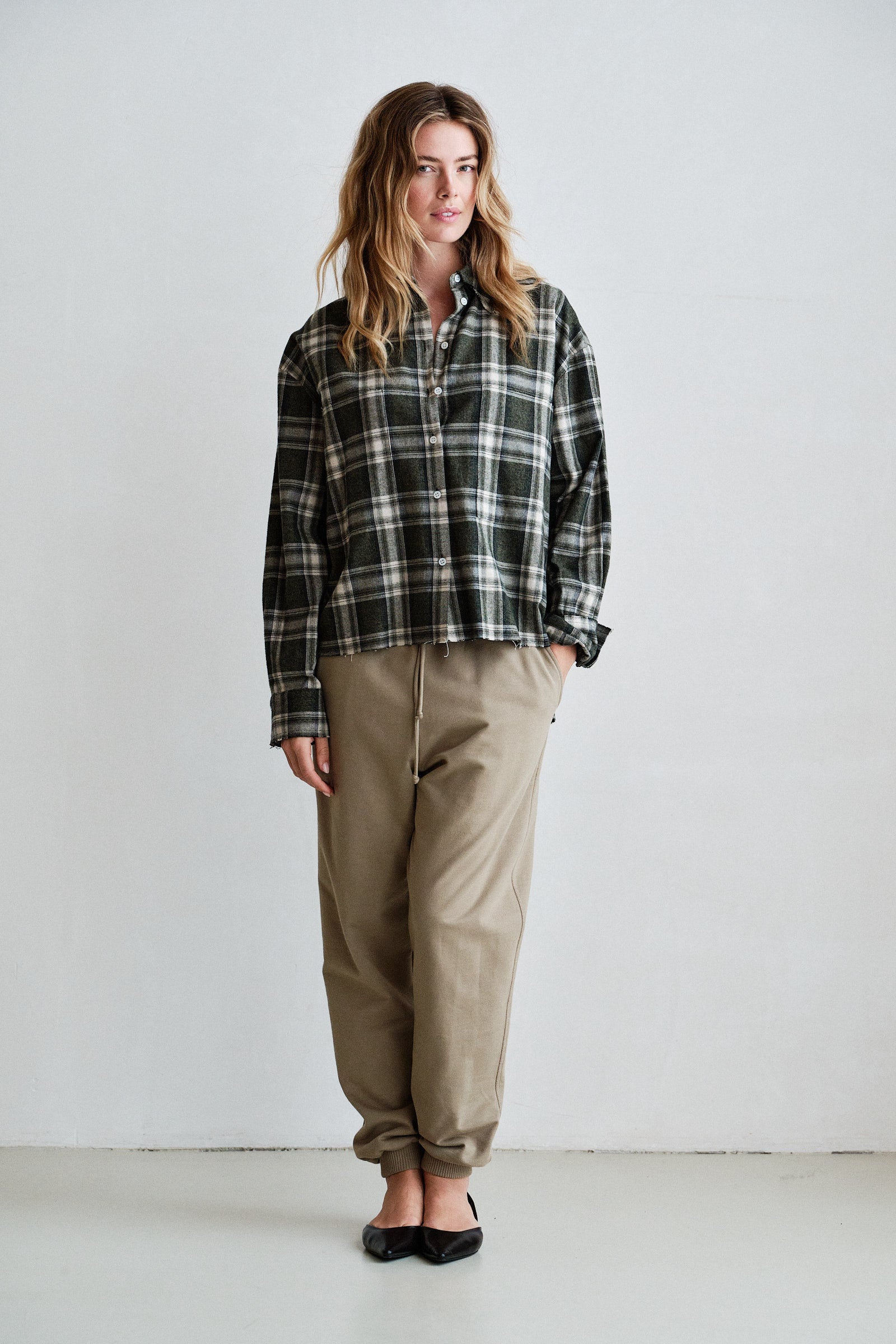 BLOUSE (W26C421) ANTRA CHECK
