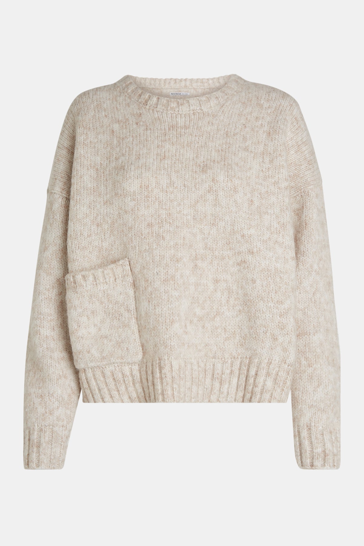 JUMPER (W26C433LTD) BEIGE MELANGE