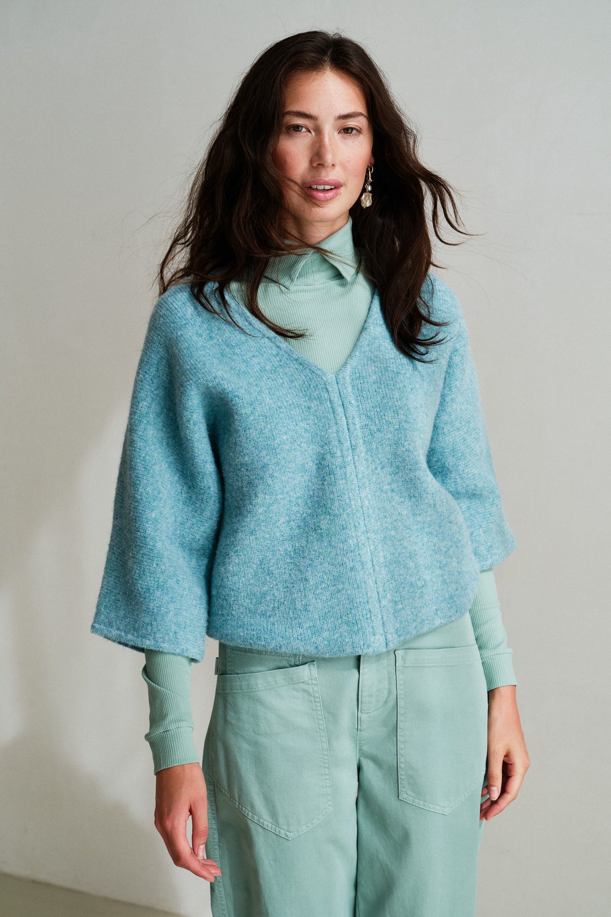 JUMPER (W26C451LTD) BLUE SURF