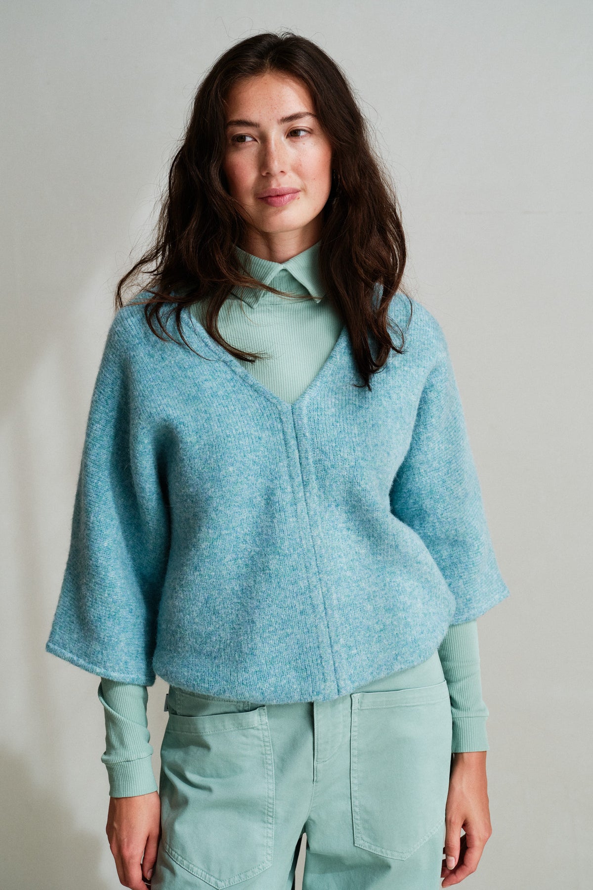 JUMPER (W26C451LTD) BLUE SURF