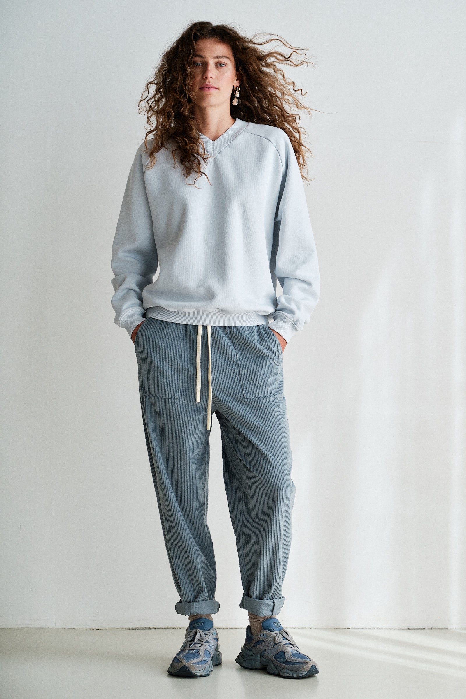 TROUSERS (W26F1910) MIST