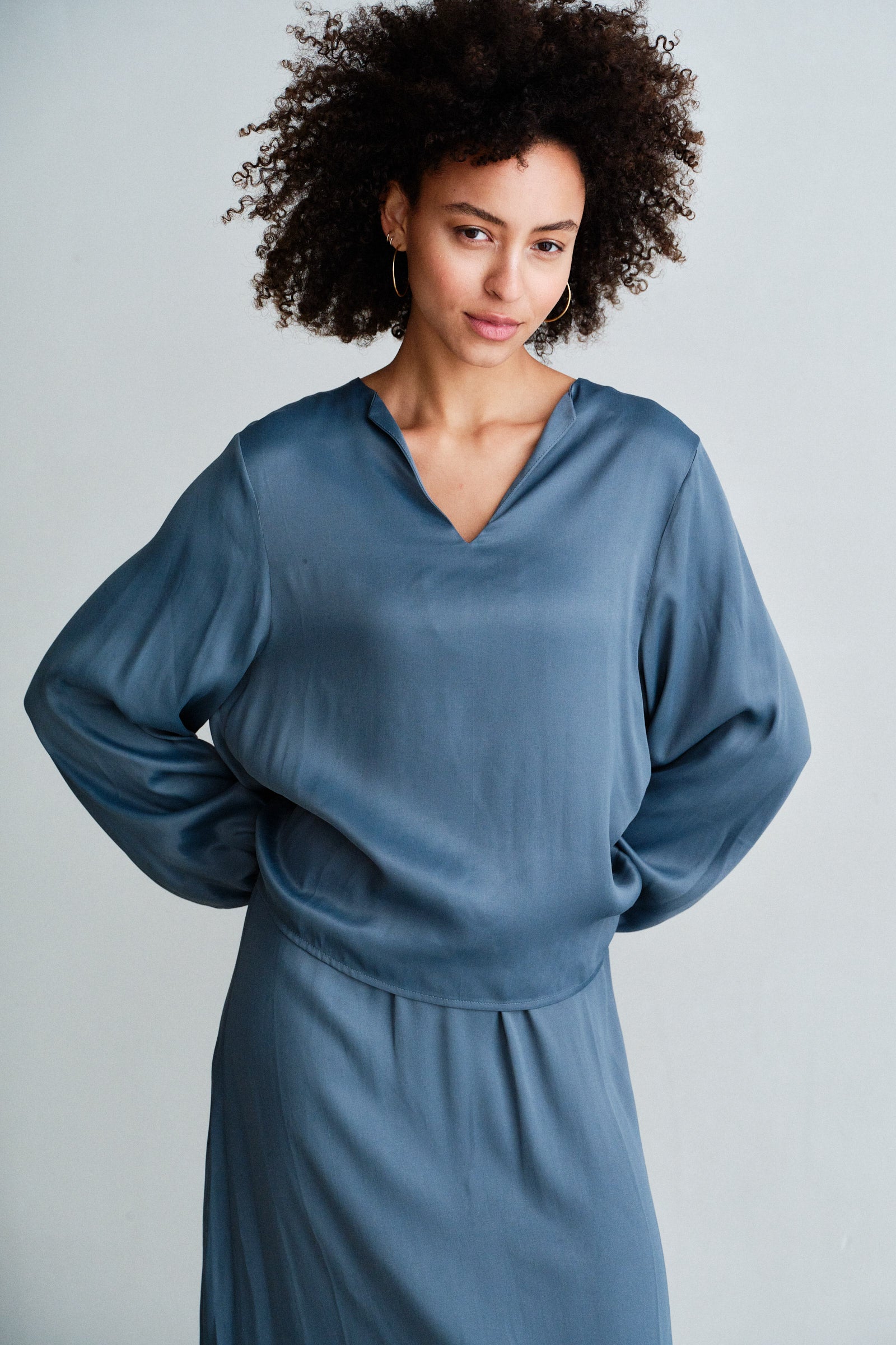 BLOUSE (W26F1913) MIST