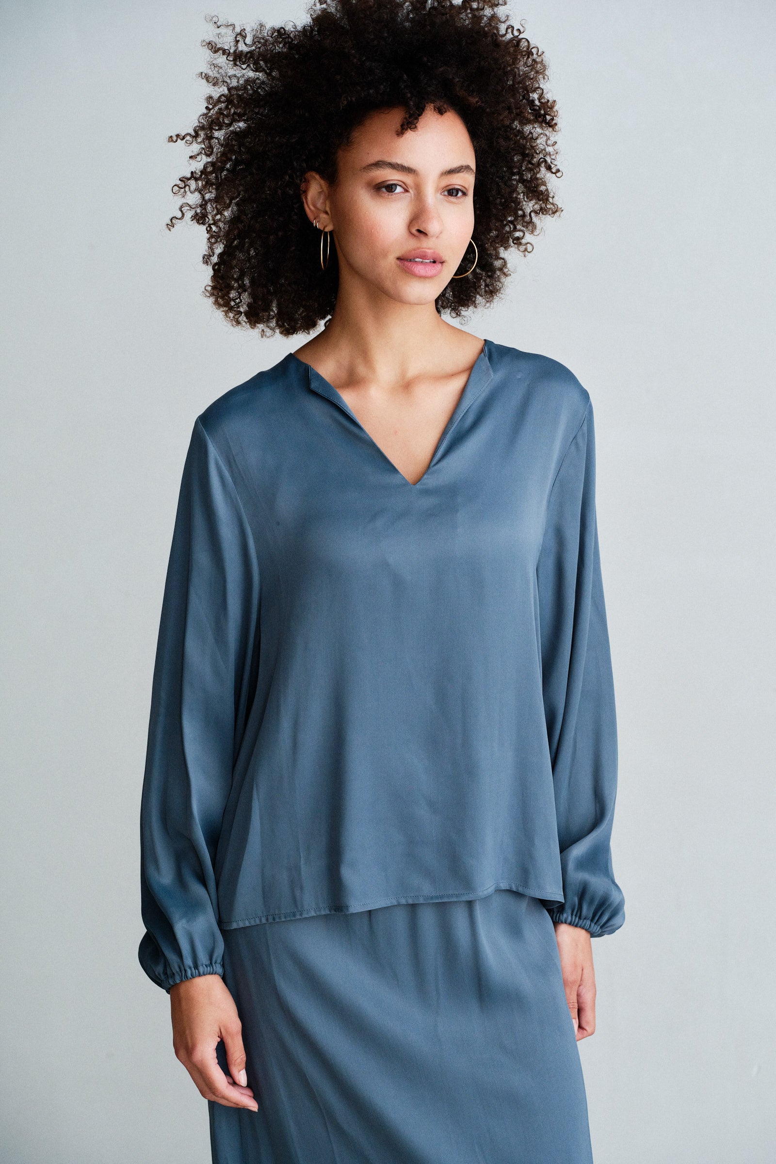 BLOUSE (W26F1913) MIST