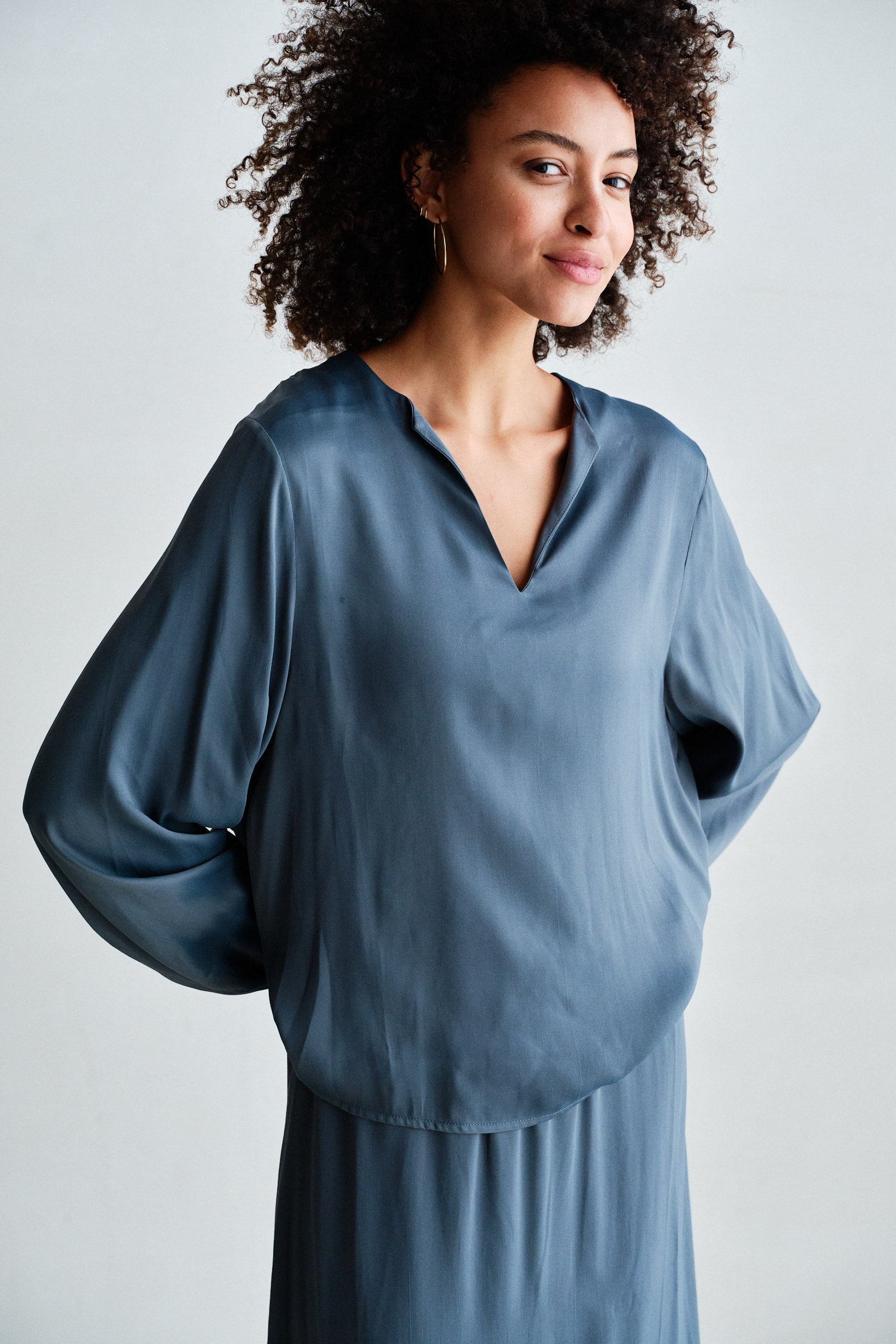 BLOUSE (W26F1913) MIST
