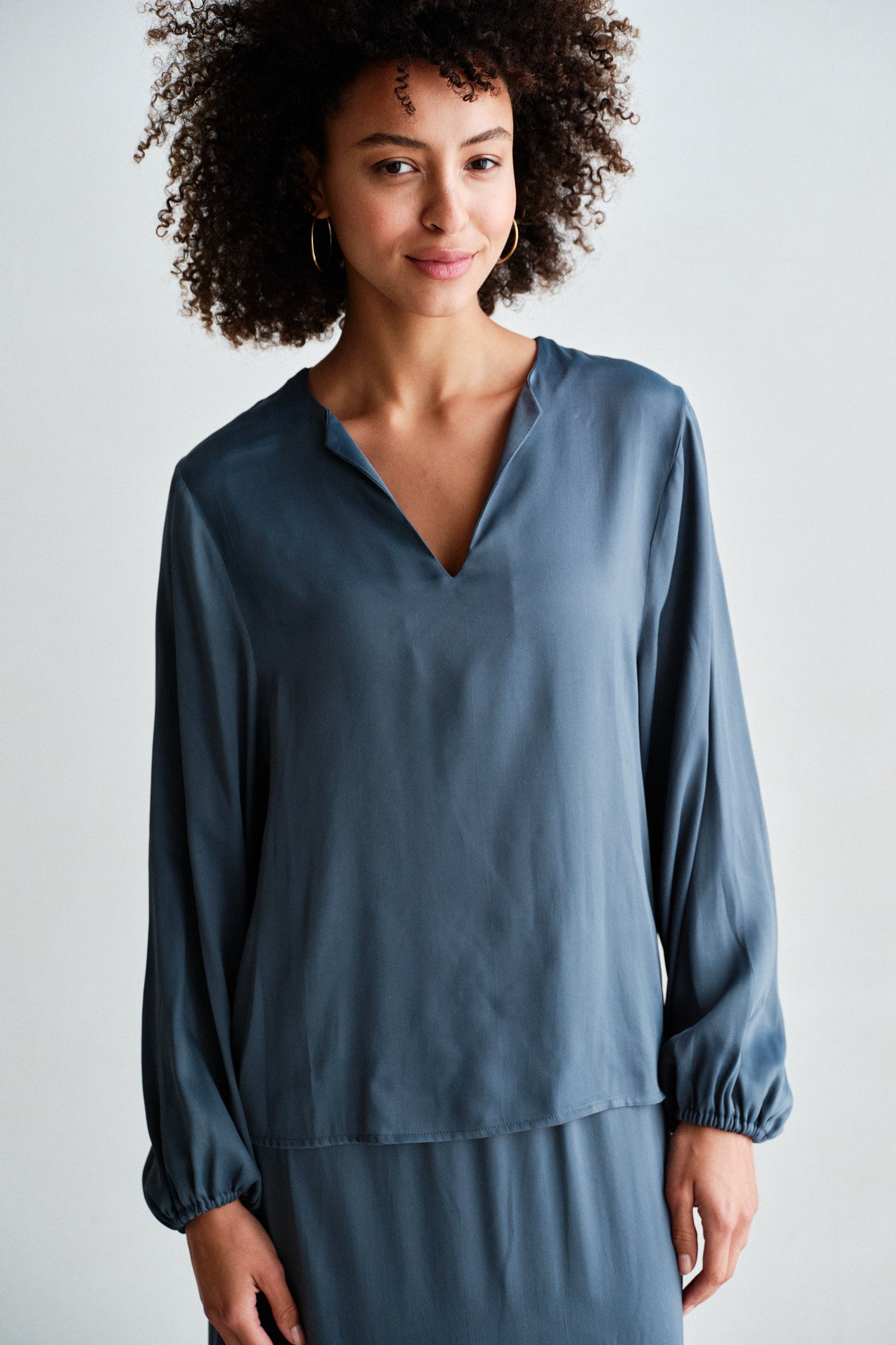 BLOUSE (W26F1913) MIST