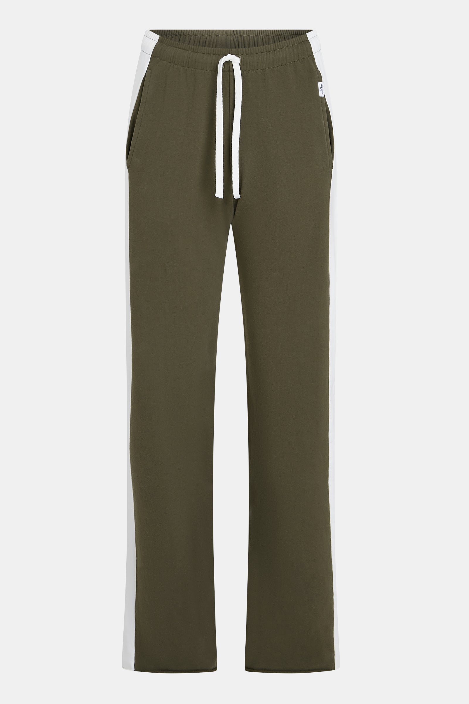 TROUSERS  (W26F1921) TABAC - ECRU