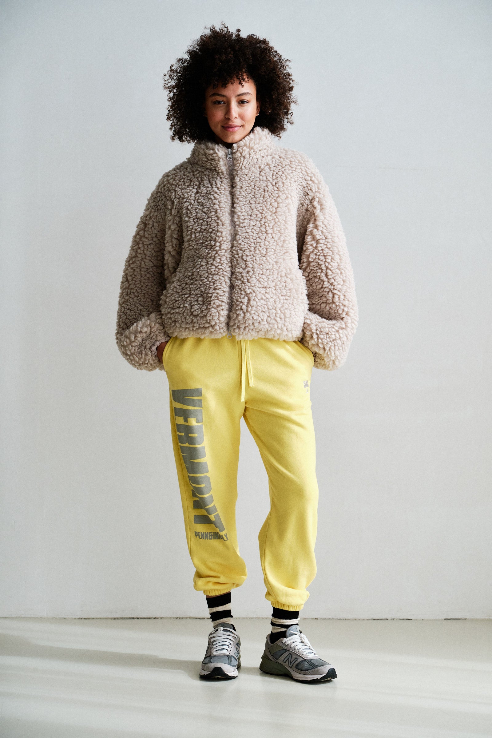 TROUSERS  (W26F1932) YELLOW - MINERAL