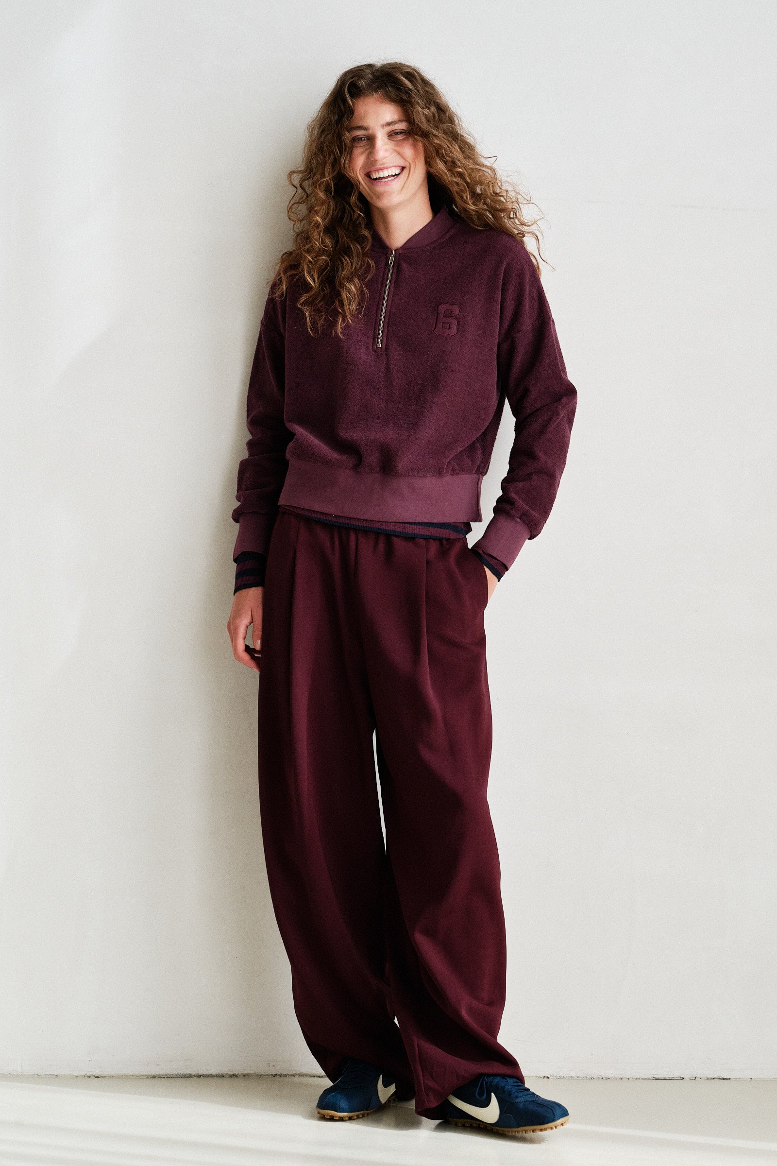 SWEATER (W26F1934) AUBERGINE