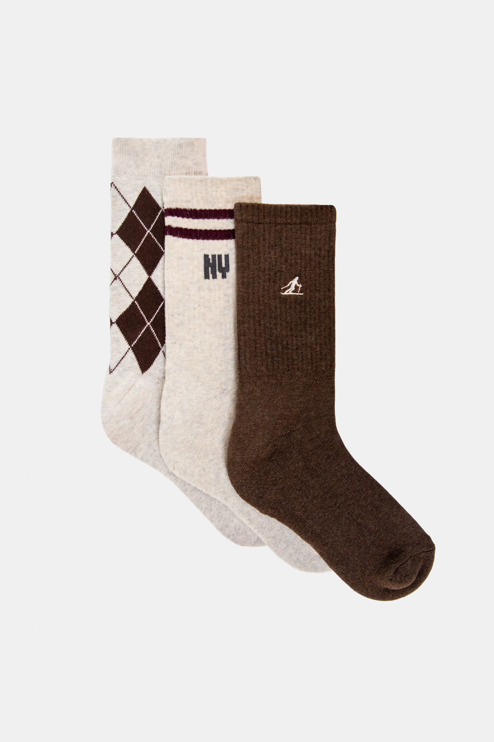 SOCKS 3-PACK (W26F1948) MULTICOLOR