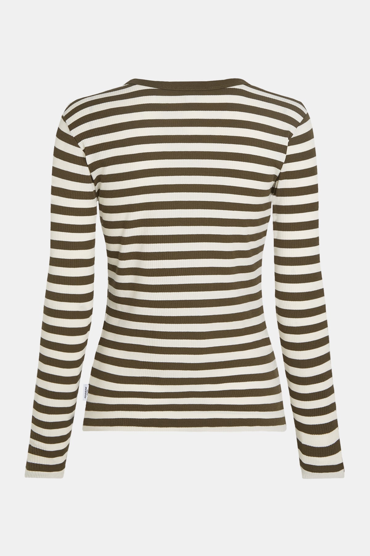 LONGSLEEVE STRIPE (W26F1964) TABAC - ECRU