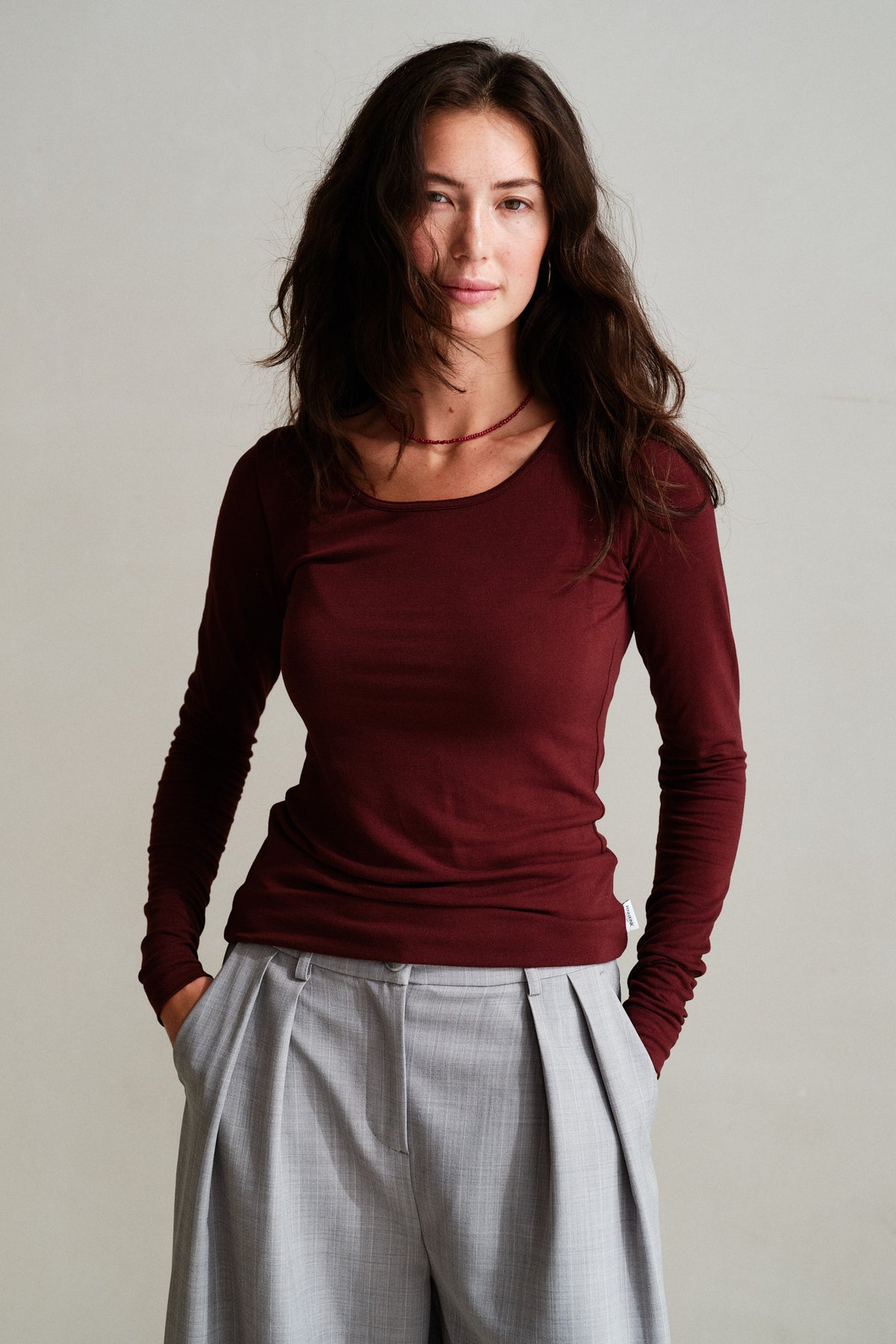 LONGSLEEVE (W26F1971LTD) BURGUNDY