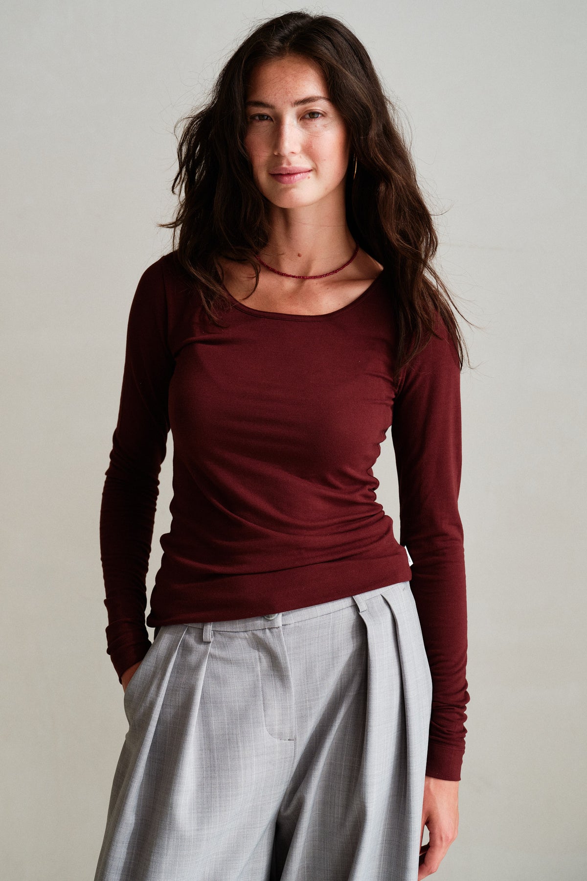 LONGSLEEVE (W26F1971LTD) BURGUNDY