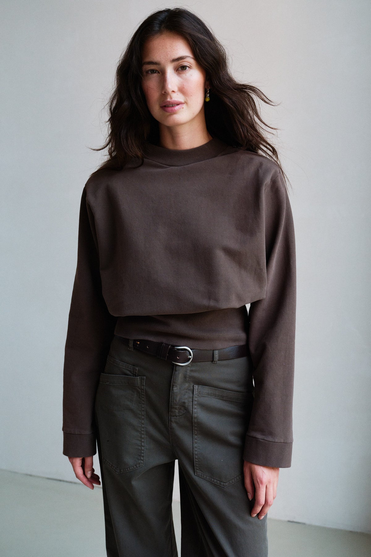 SWEATER (W26F1980LTD) TABAC
