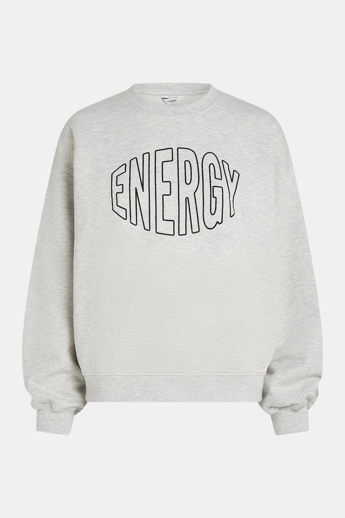 SWEATER PRINT (W26F1982LTD) LIGHT GREY MELANGE - BLACK