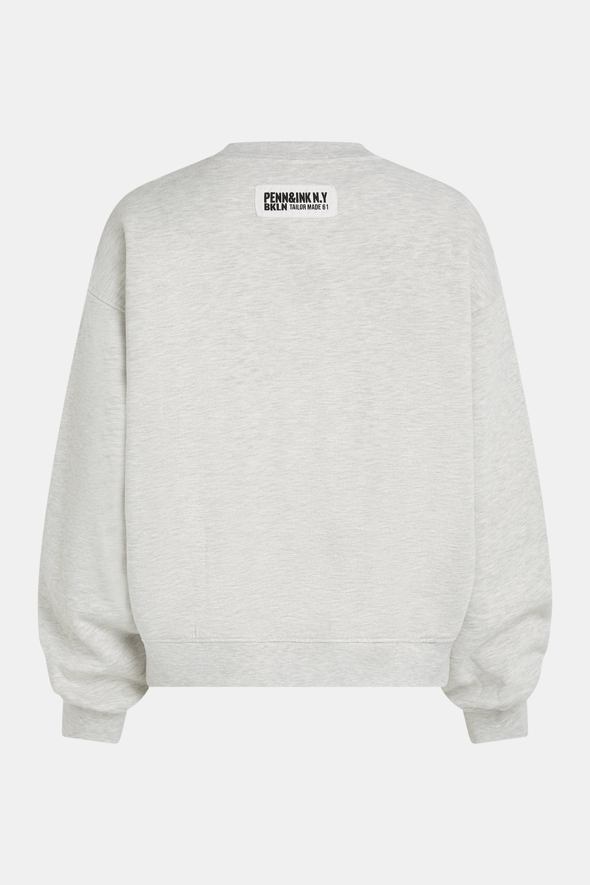 SWEATER PRINT (W26F1982LTD) LIGHT GREY MELANGE - BLACK