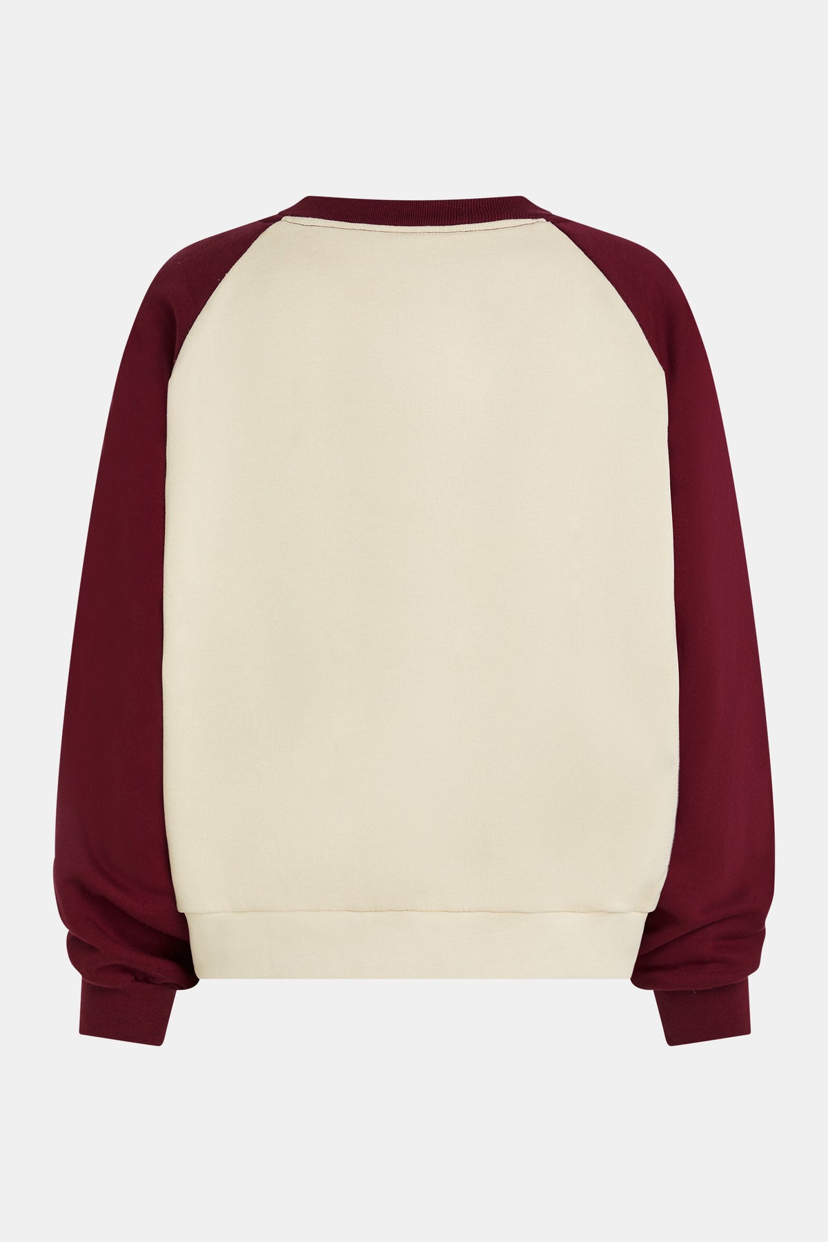 SWEATER PRINT (W26F1983LTD) OYSTER - BURGUNDY