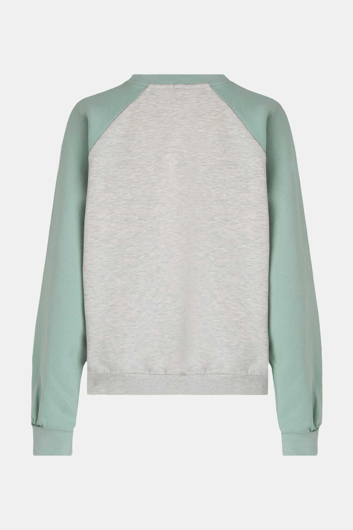 SWEATER PRINT (W26F1983LTD) LIGHT GREY MELANGE - BLUE SURF