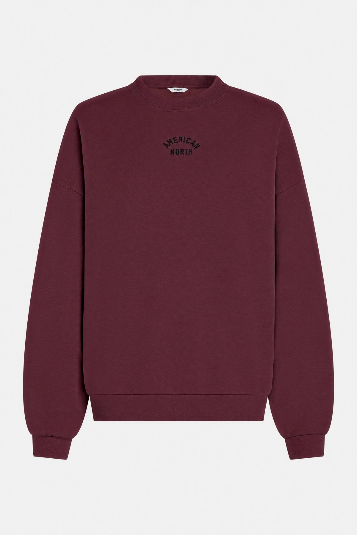 SWEATER PRINT (W26F1984LTD) BURGUNDY - BLACK