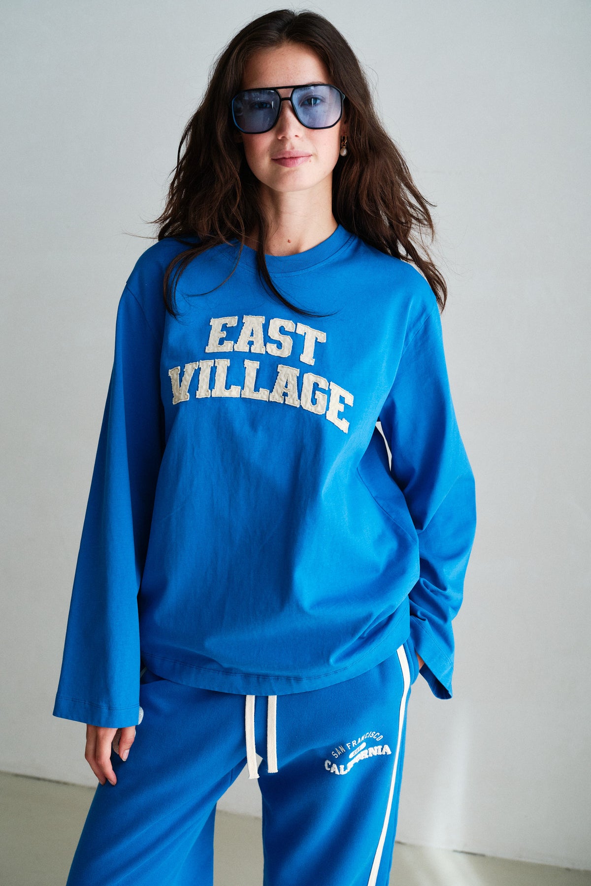 LONGSLEEVE PRINT (W26F1988LTD) STRONG BLUE - FOAM