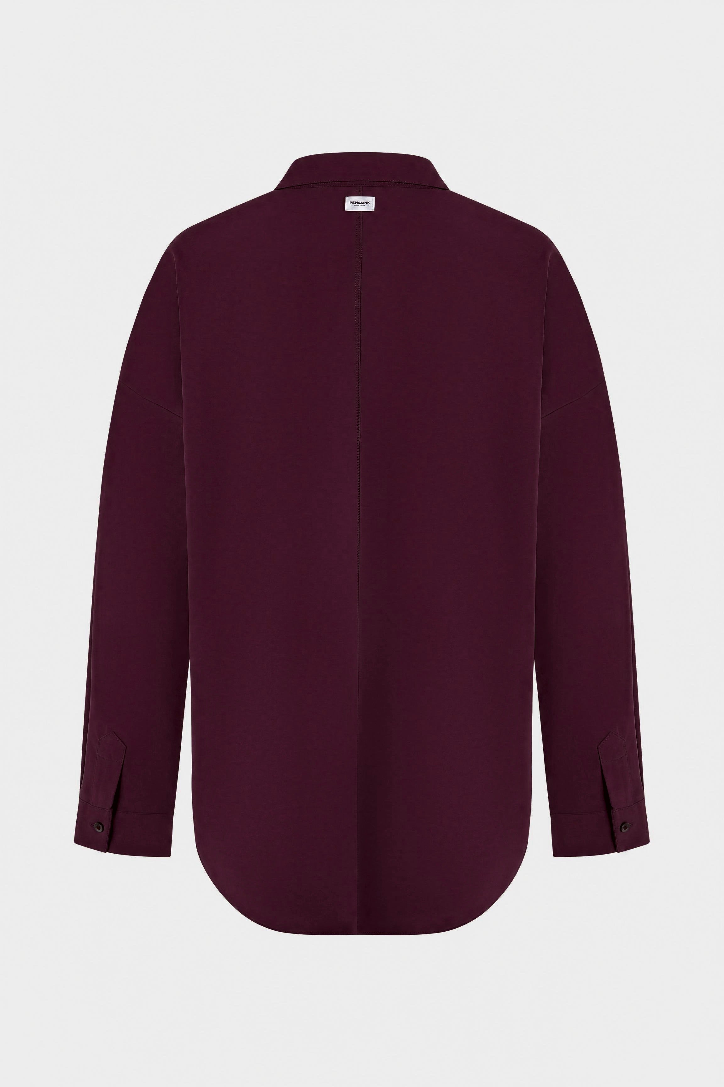 BLOUSE (W26M-MAGDA) AUBERGINE