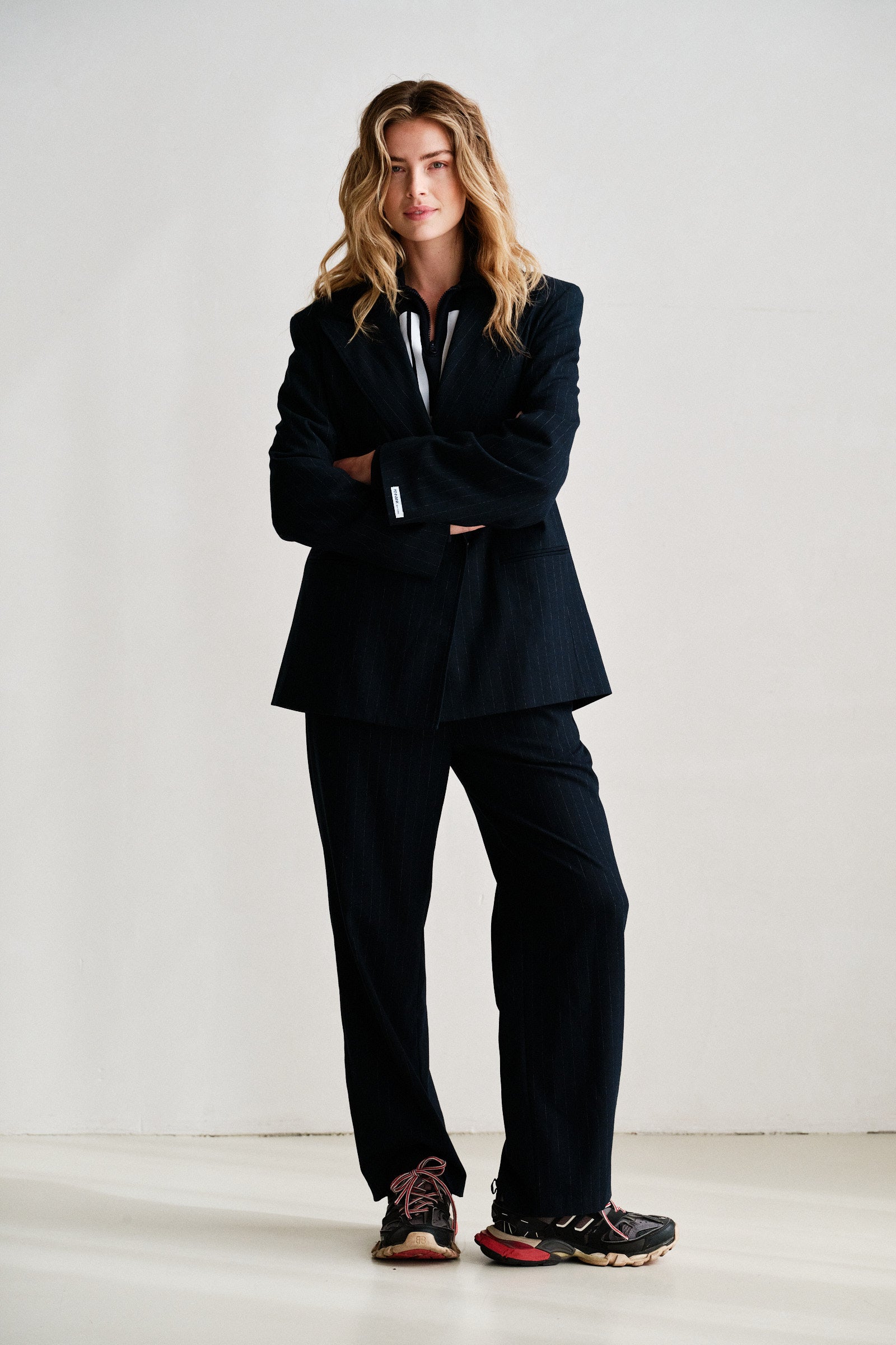 BLAZER (W26N1755) NAVY STRIPE