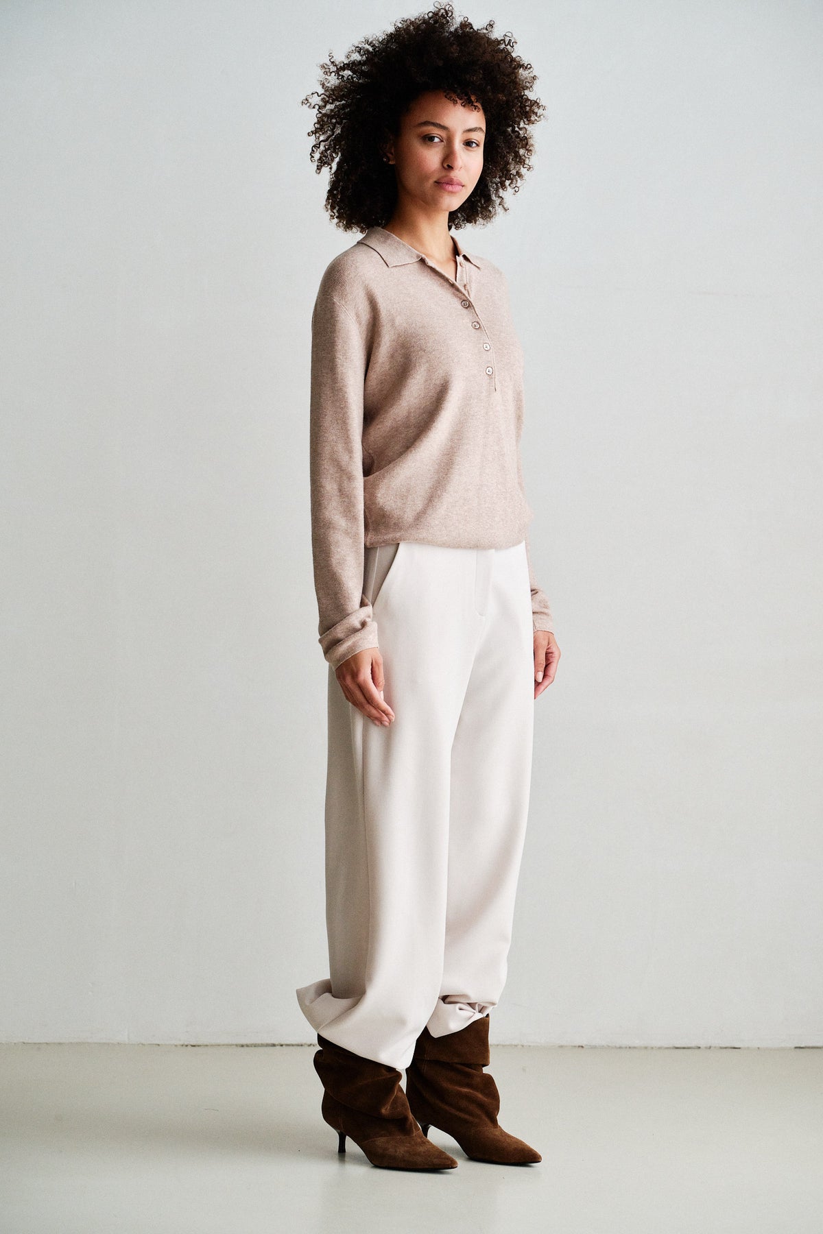 TROUSERS (W26N1757) VANILLA