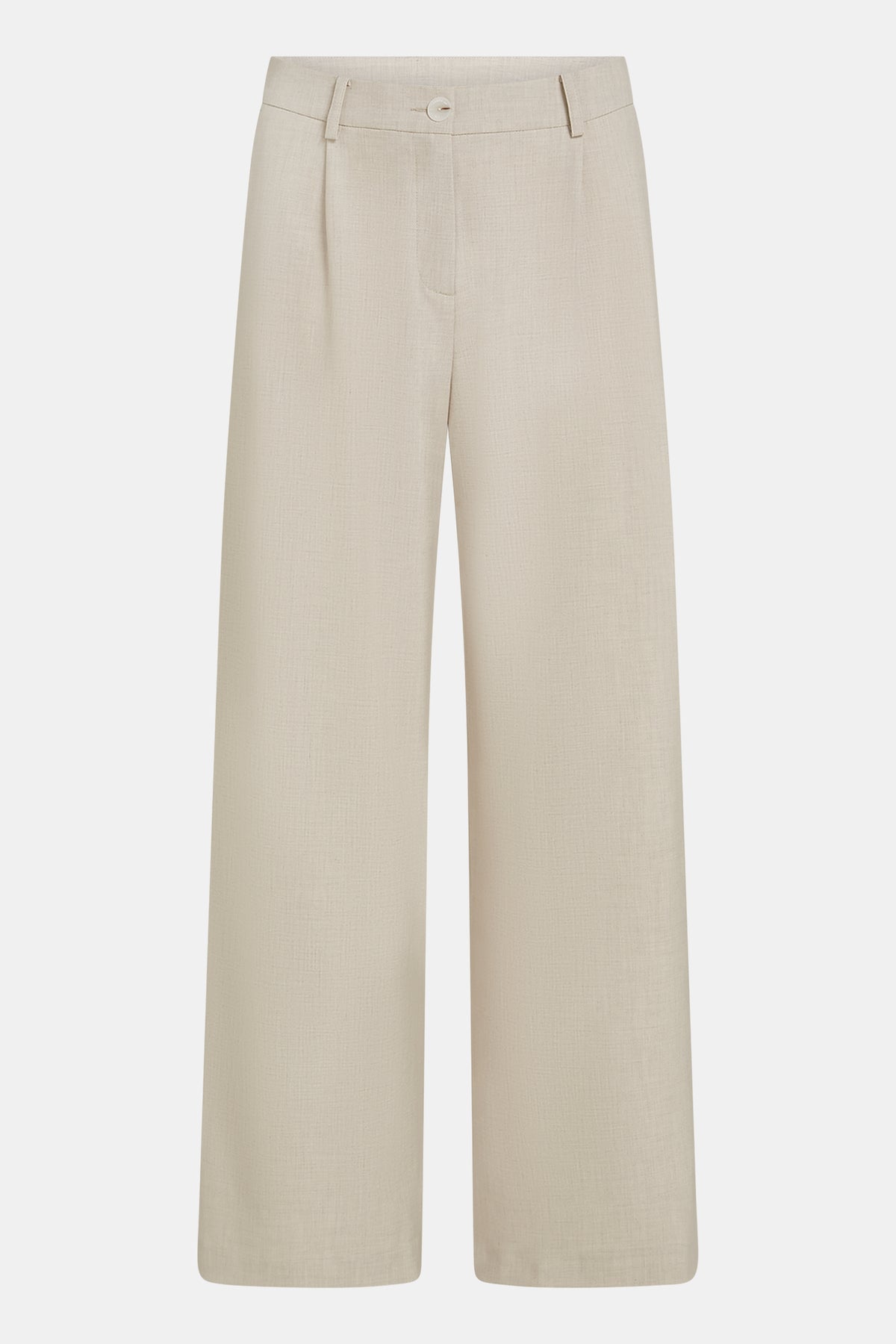 TROUSERS (W26N1762) ECRU MELANGE