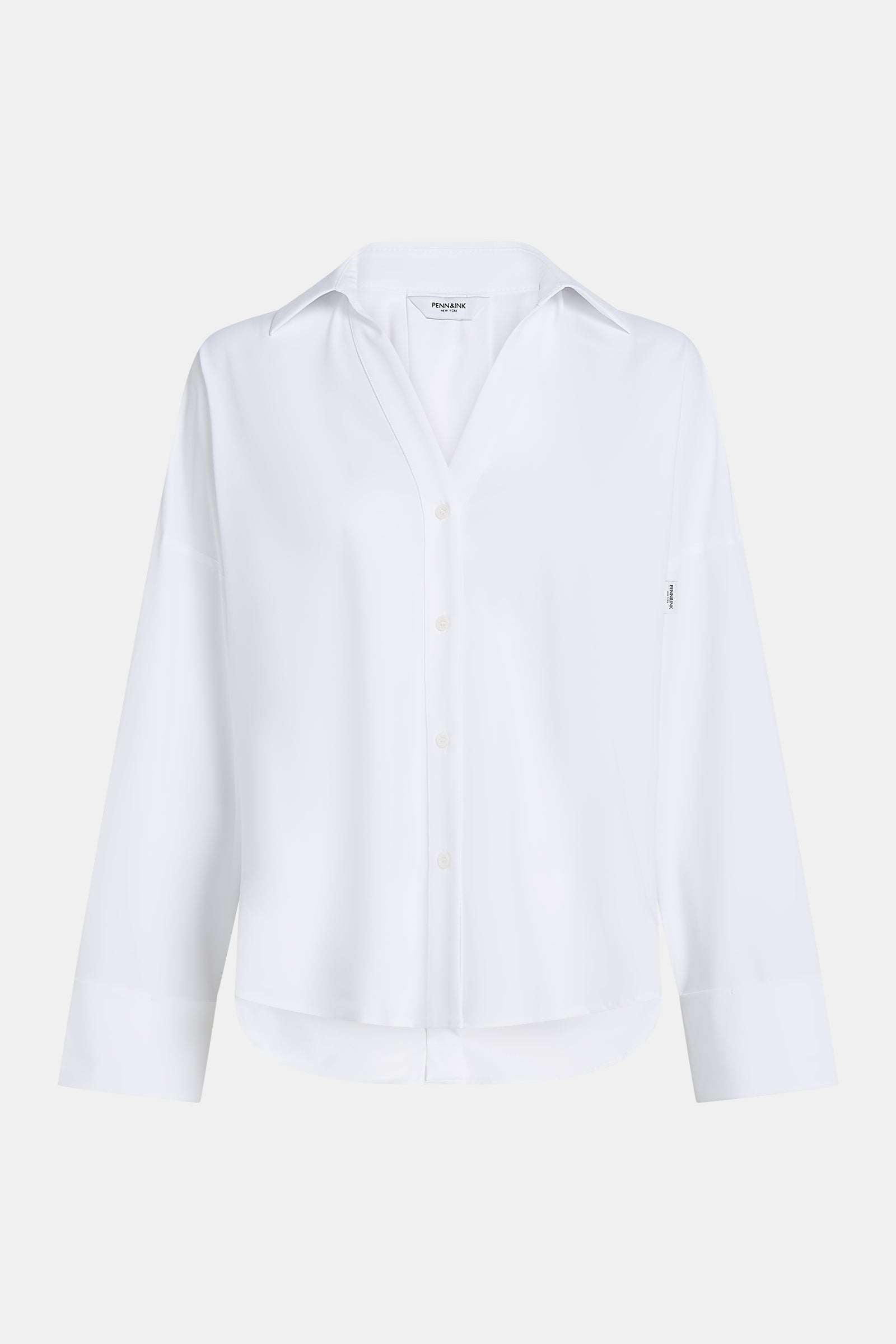 BLOUSE (W26N1769) WHITE