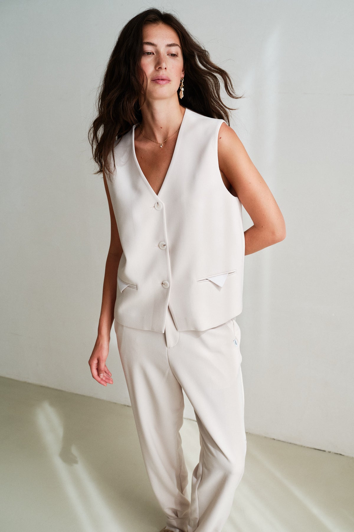 WAISTCOAT (W26N1788LTD) VANILLA