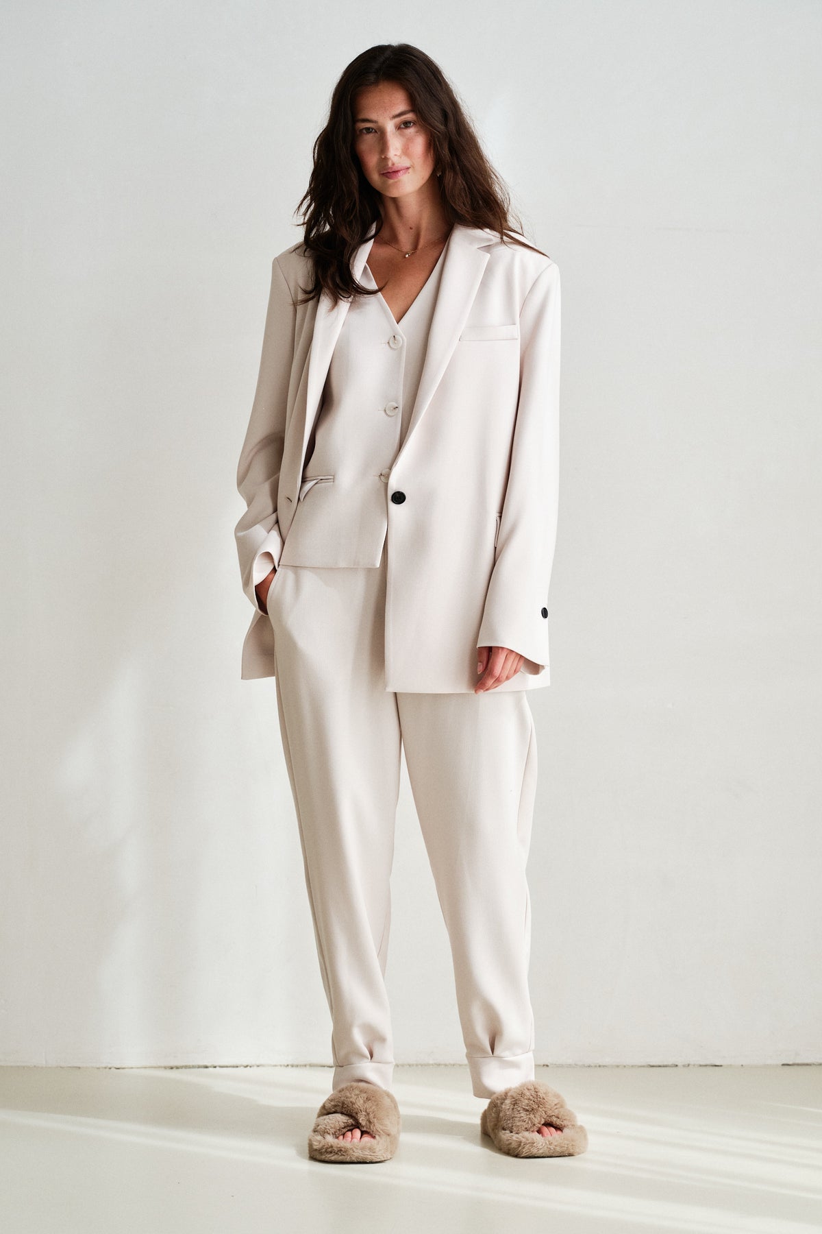 TROUSERS (W26N1789LTD) VANILLA