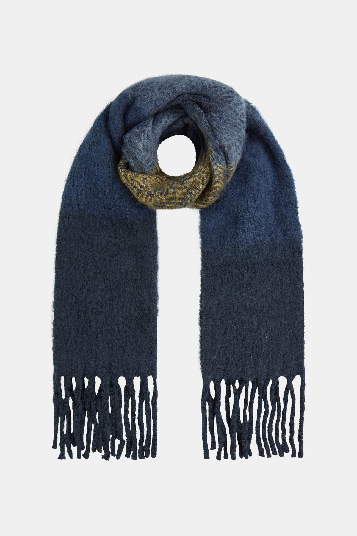 SCARF (W26Q022) NAVY STRIPE