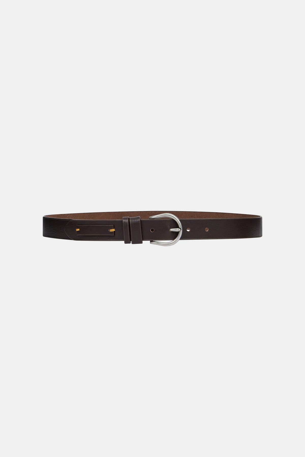 BELT (W26Q025) DARK BROWN
