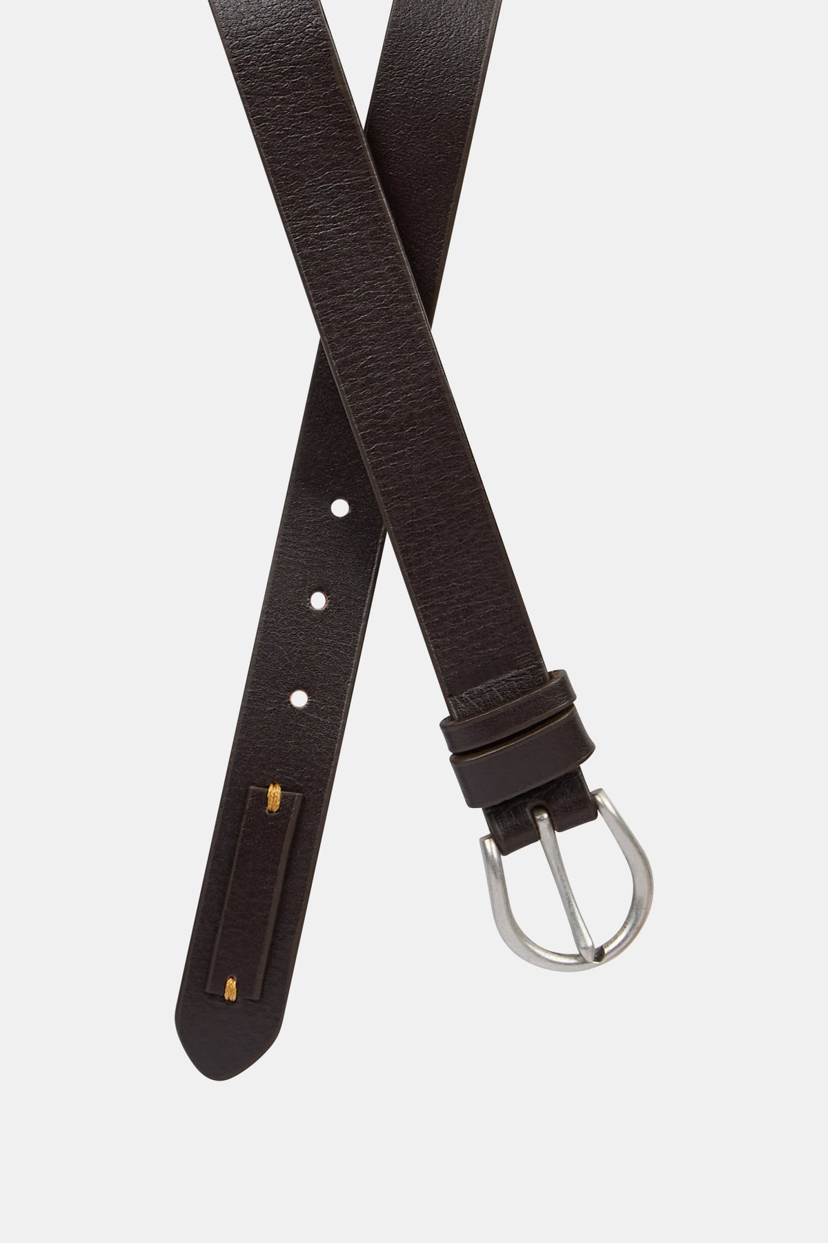 BELT (W26Q025) DARK BROWN