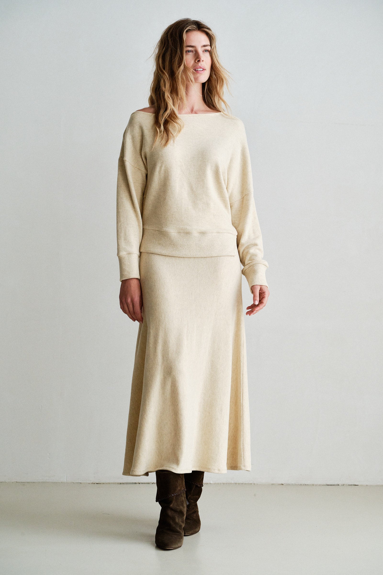SKIRT (W26T1301) ECRU