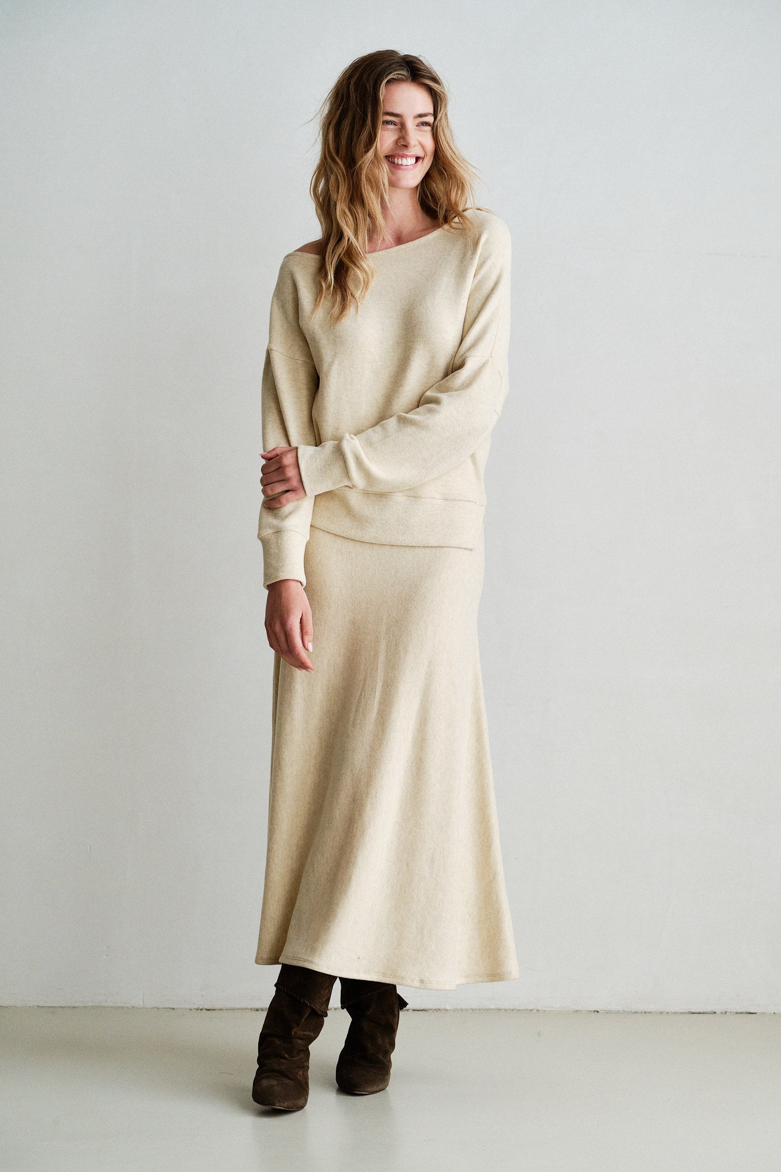 SKIRT (W26T1301) ECRU