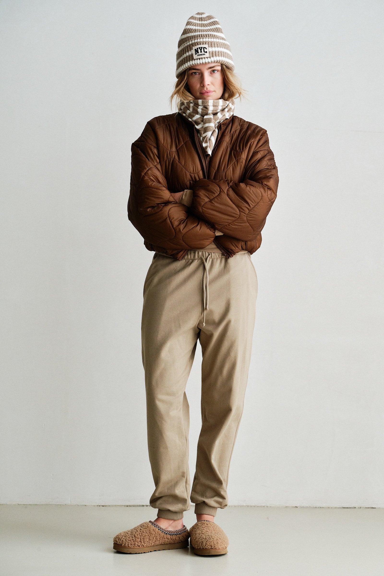 TROUSERS (W26T1312) DESSERT