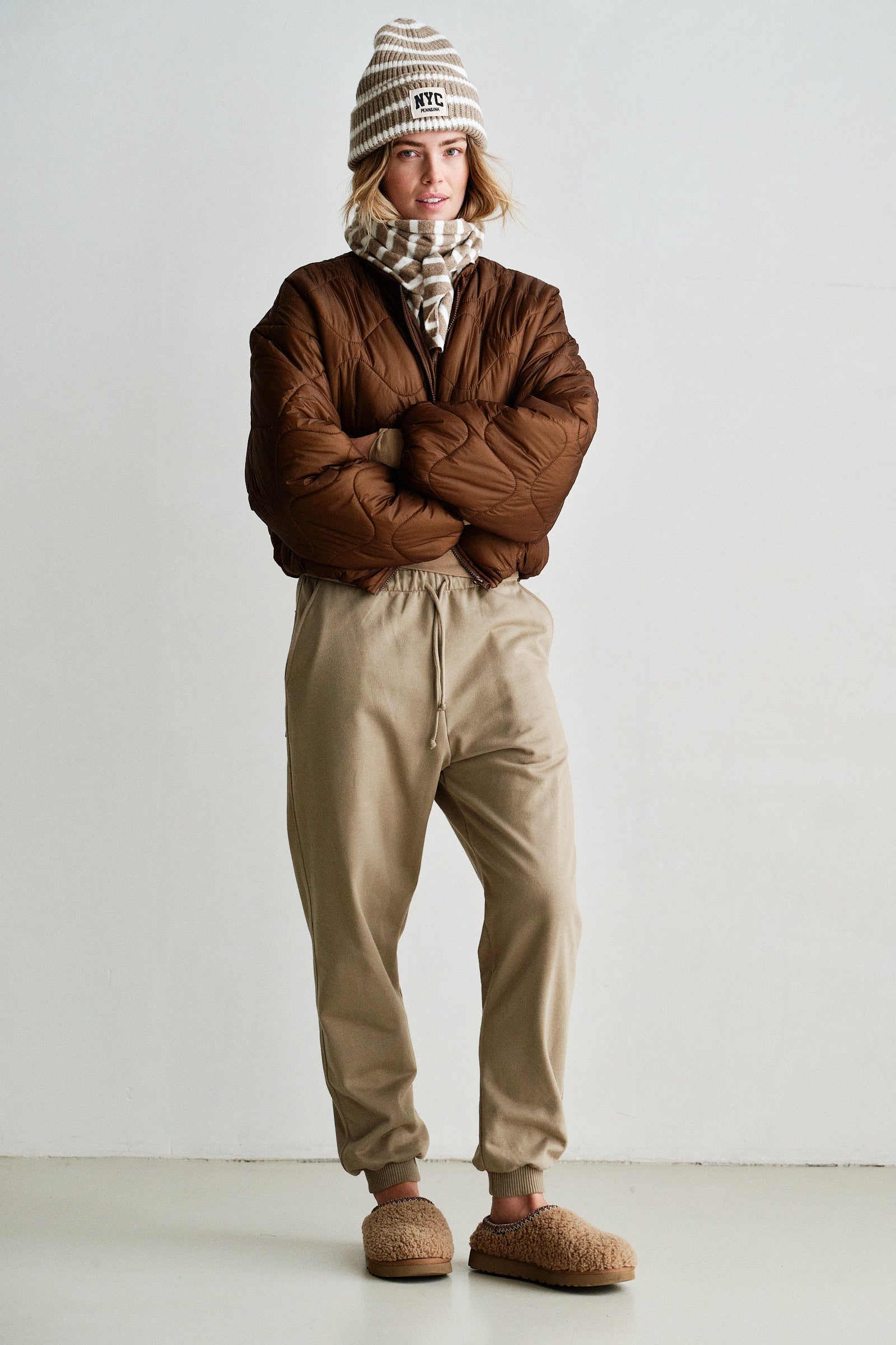 TROUSERS (W26T1312) DESSERT