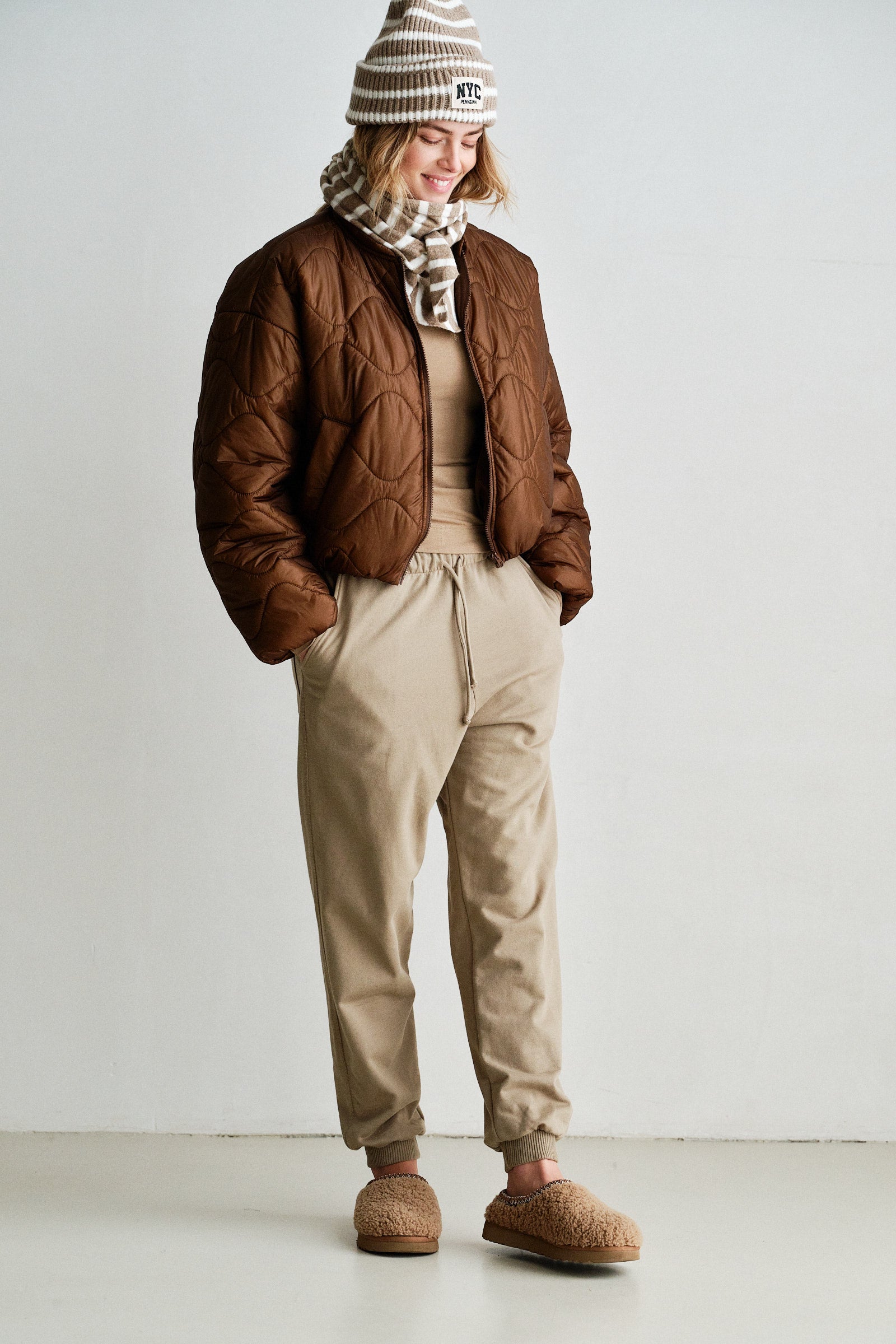 TROUSERS (W26T1312) DESSERT